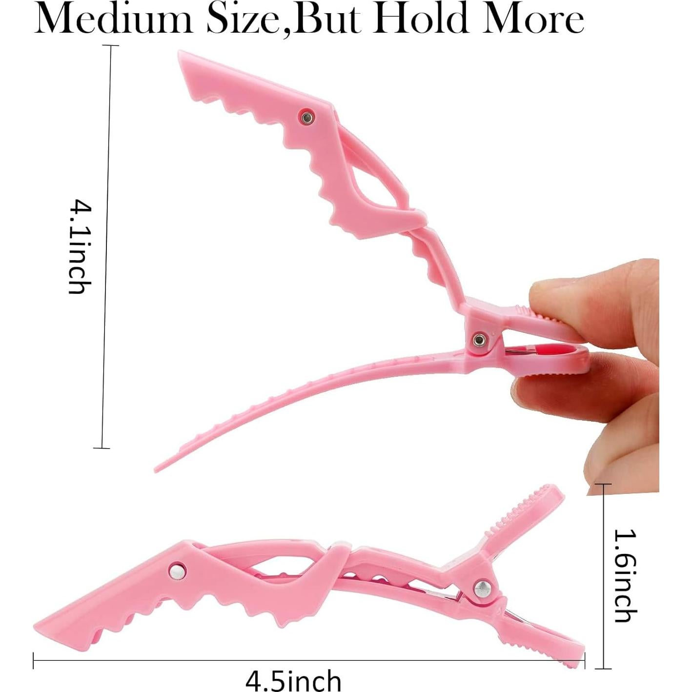 Paquete de 24 Clips de Pelo Cocodrilo ACO-UINT - Multiusos y Resistentes