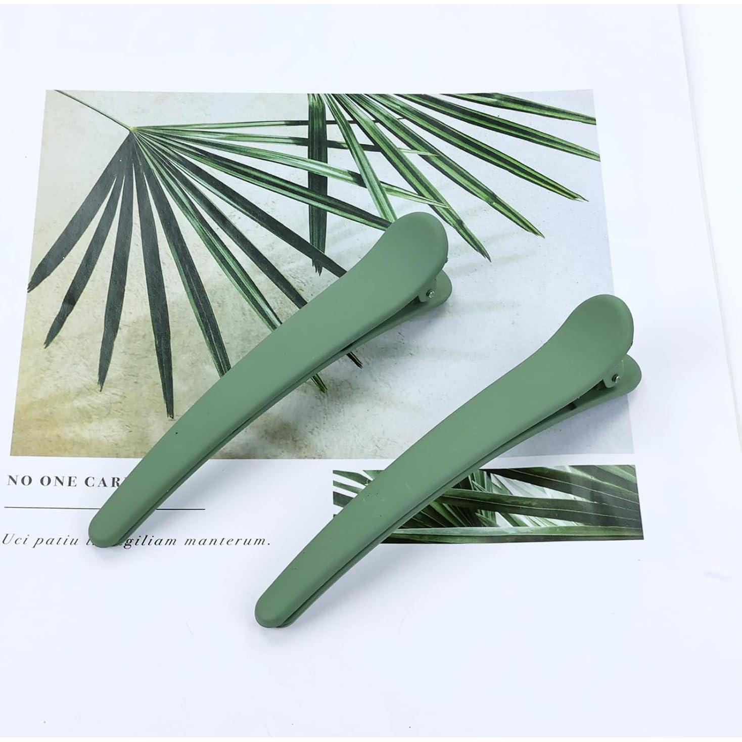 20 Clips de Pelo de Plástico Mate Dizila 12 cm Antideslizantes