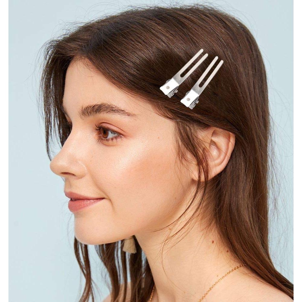 Clips de Doble Punta Hedume 300 Unidades para Rizado de Cabello