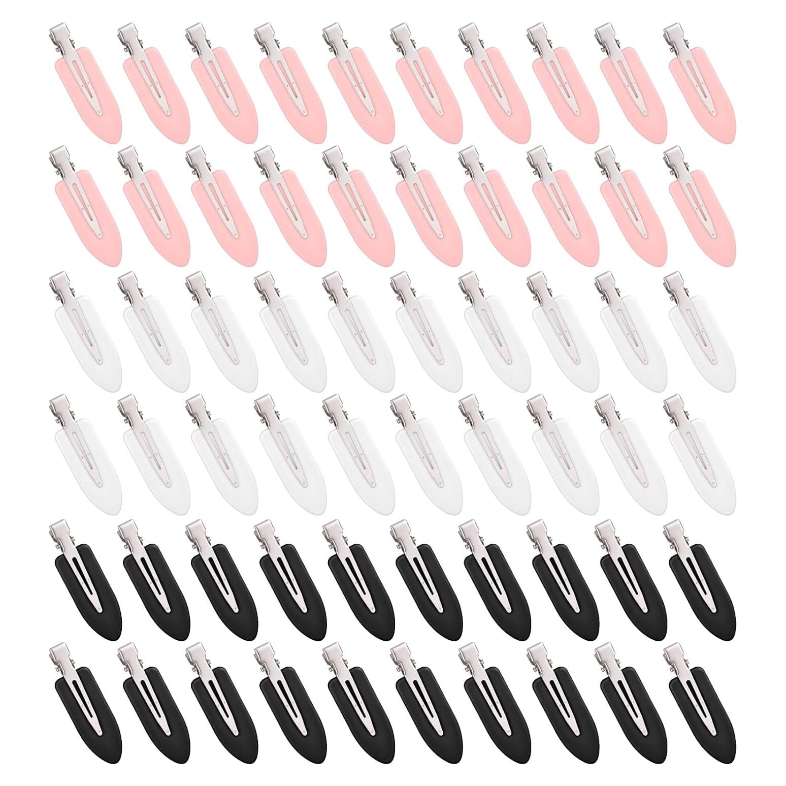 60 Clips para el Cabello Sin Doblados Qulkws - 5.9x1.8 cm