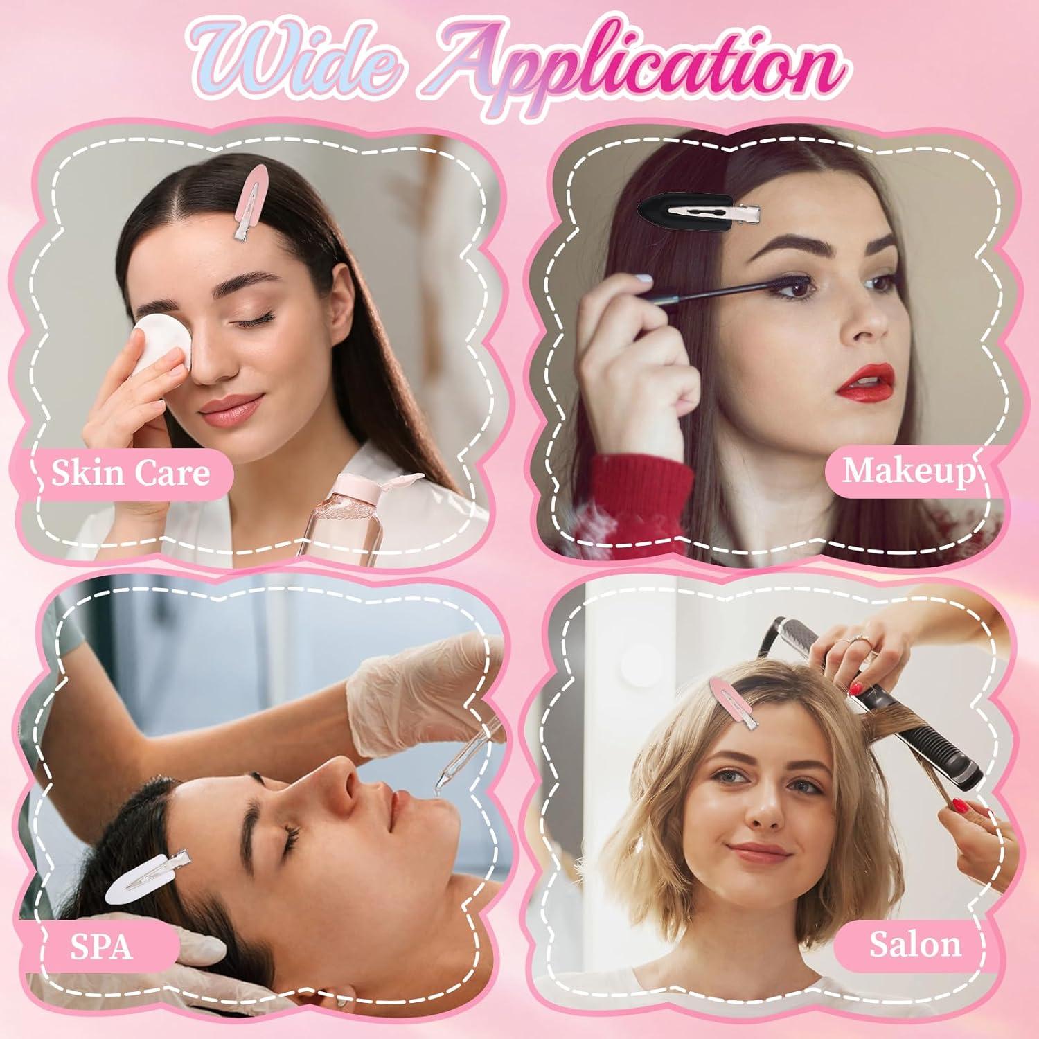 60 Clips para el Cabello Sin Doblados Qulkws - 5.9x1.8 cm