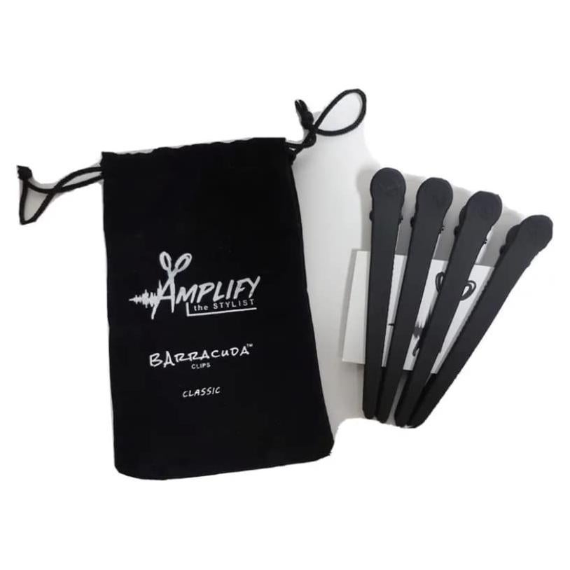 Pinzas de Sección de Cabello Barracuda Classic Antideslizantes