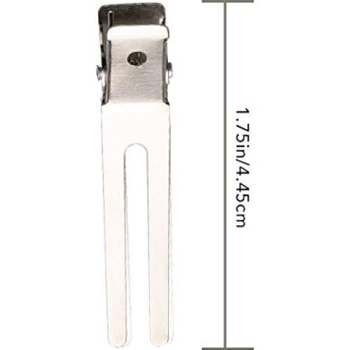 Pinzas de Pelo Doble Punta Diane Acero Niquelado 4.45 cm - 80 Unidades