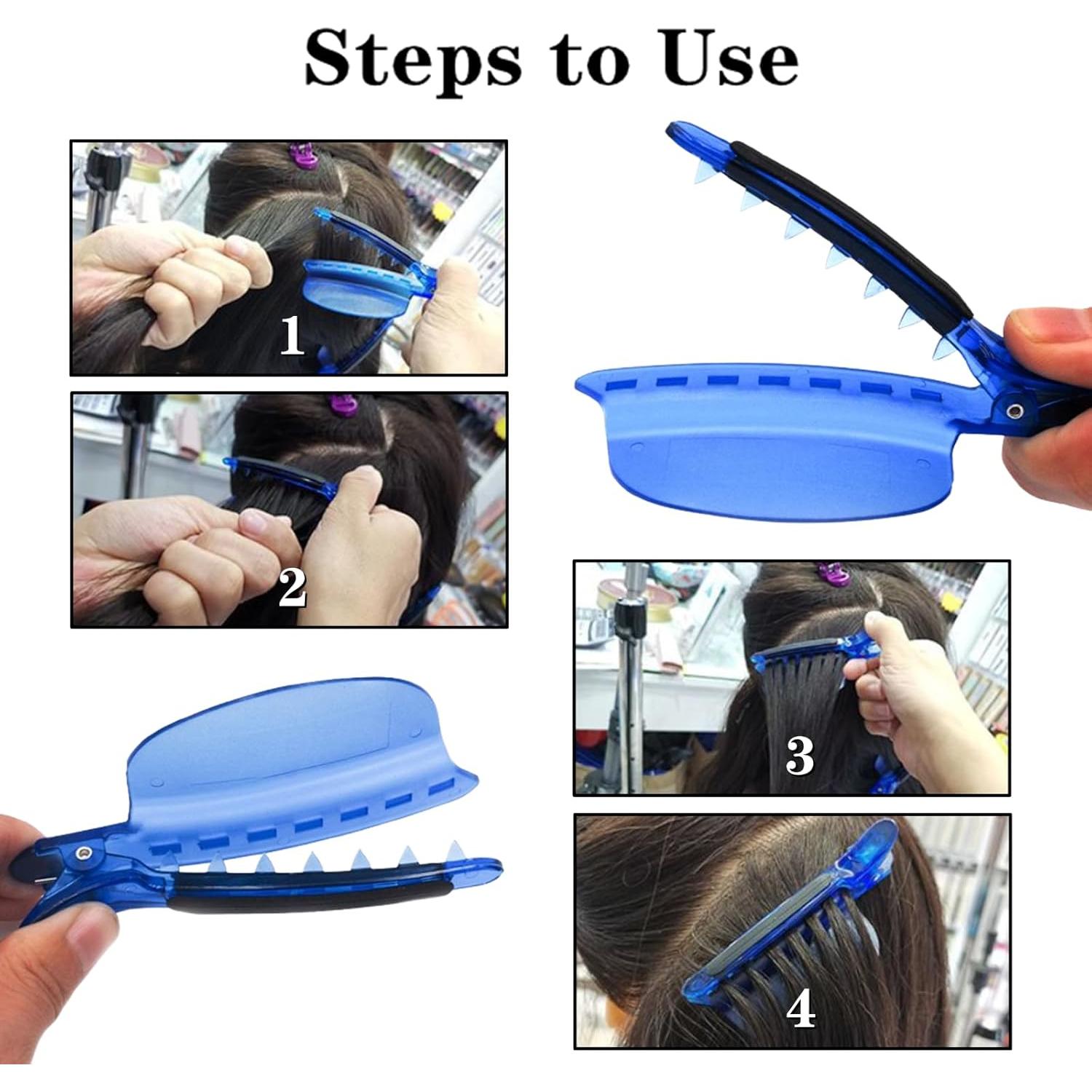 Clips de Sección Profesional Luoperyuan 2 Pcs Azul Aislantes Calor