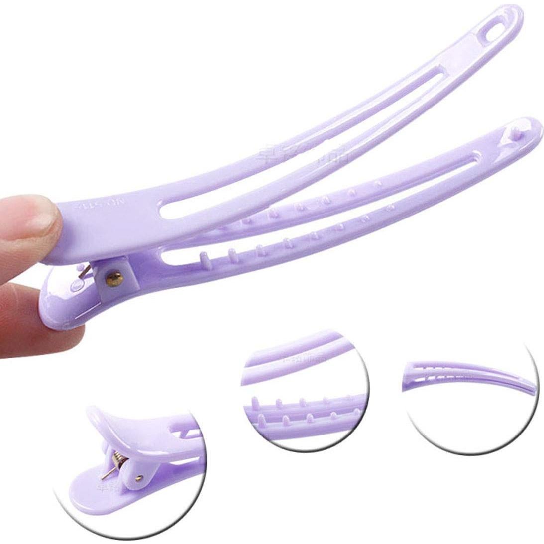 12 Clips de Pelo Duck Bill Suoirblss Antideslizantes 5.1cm