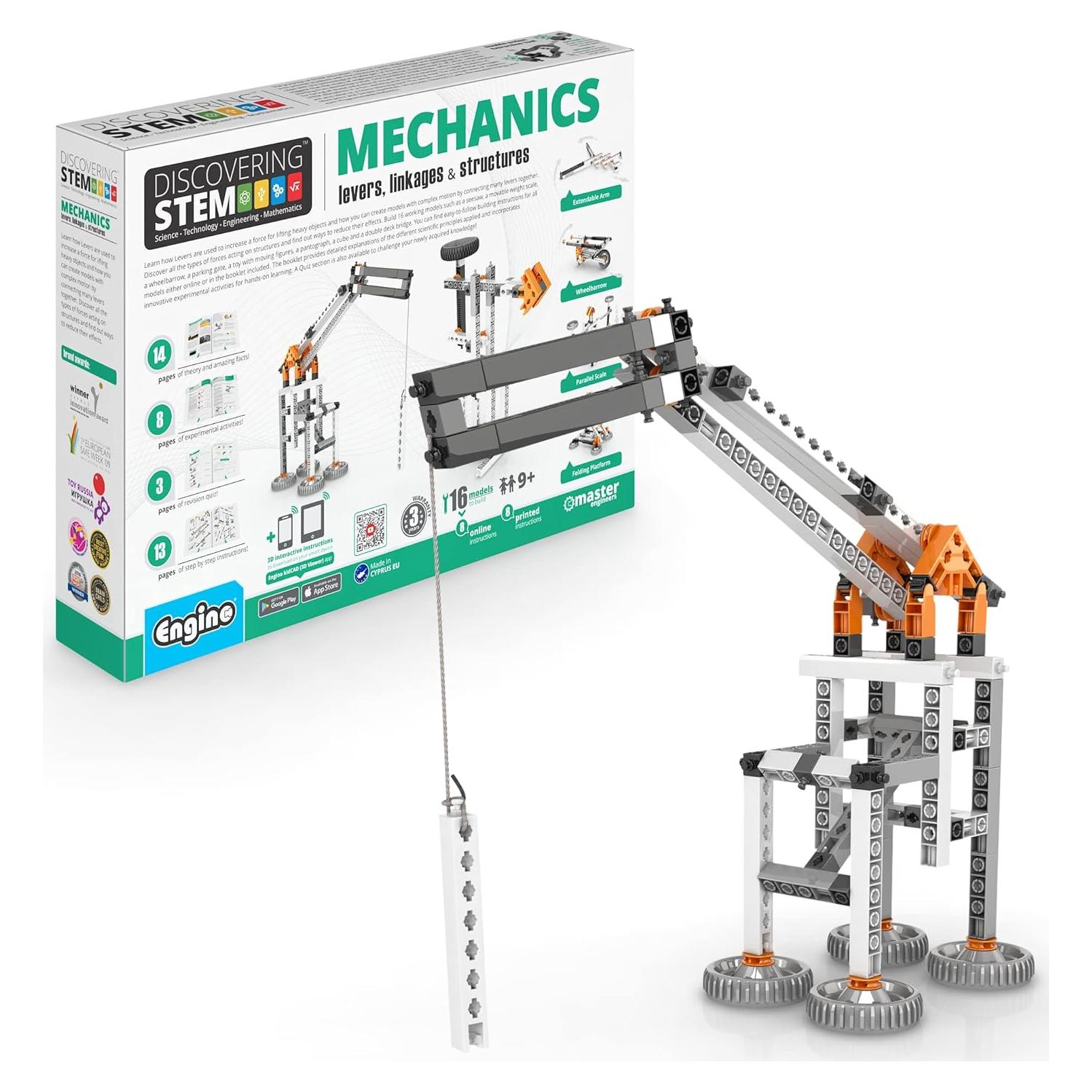 Engino Juguete STEM Mecánica Palancas y Estructuras 9+