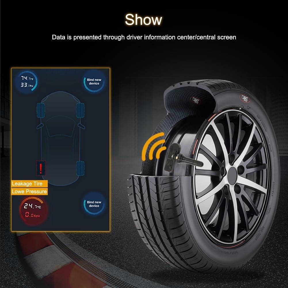 Sensor TPMS ROADFAR 315MHz para Infiniti y Nissan - Juego de 4