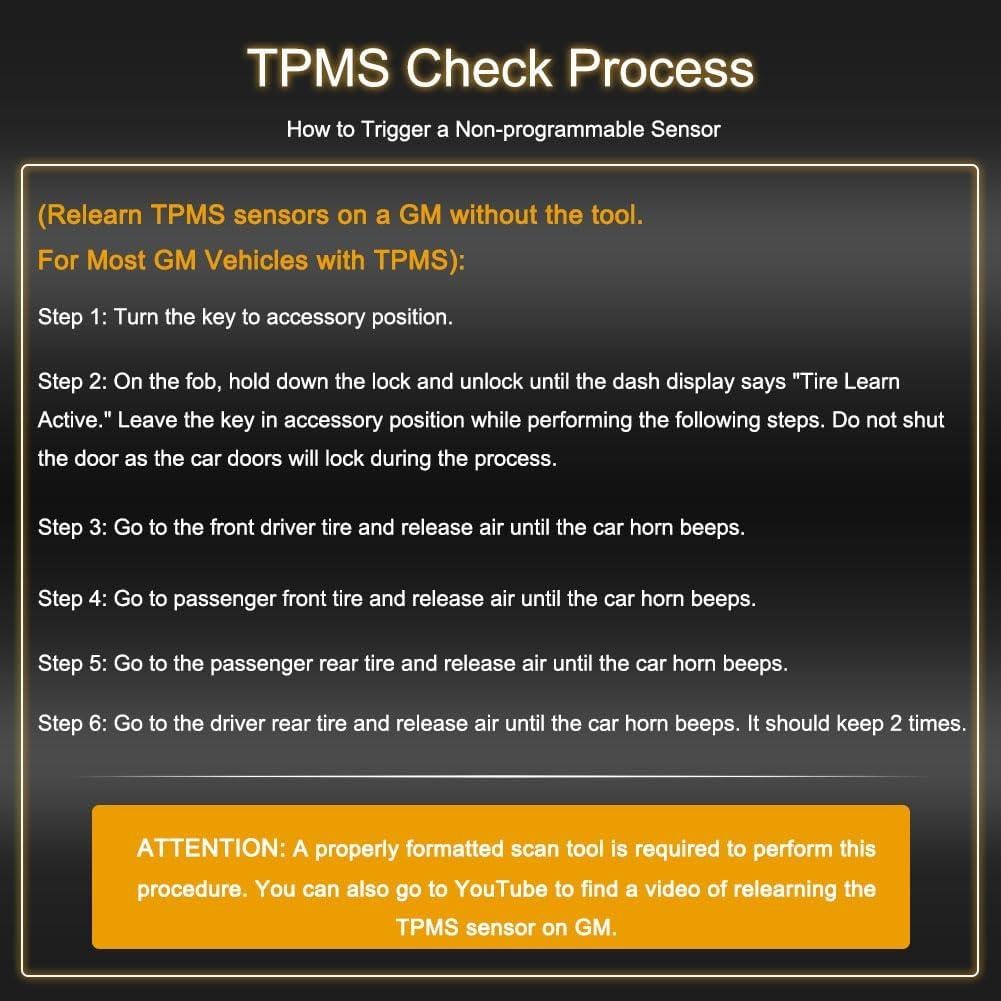Sensor TPMS ROADFAR 315MHz para Infiniti y Nissan - Juego de 4