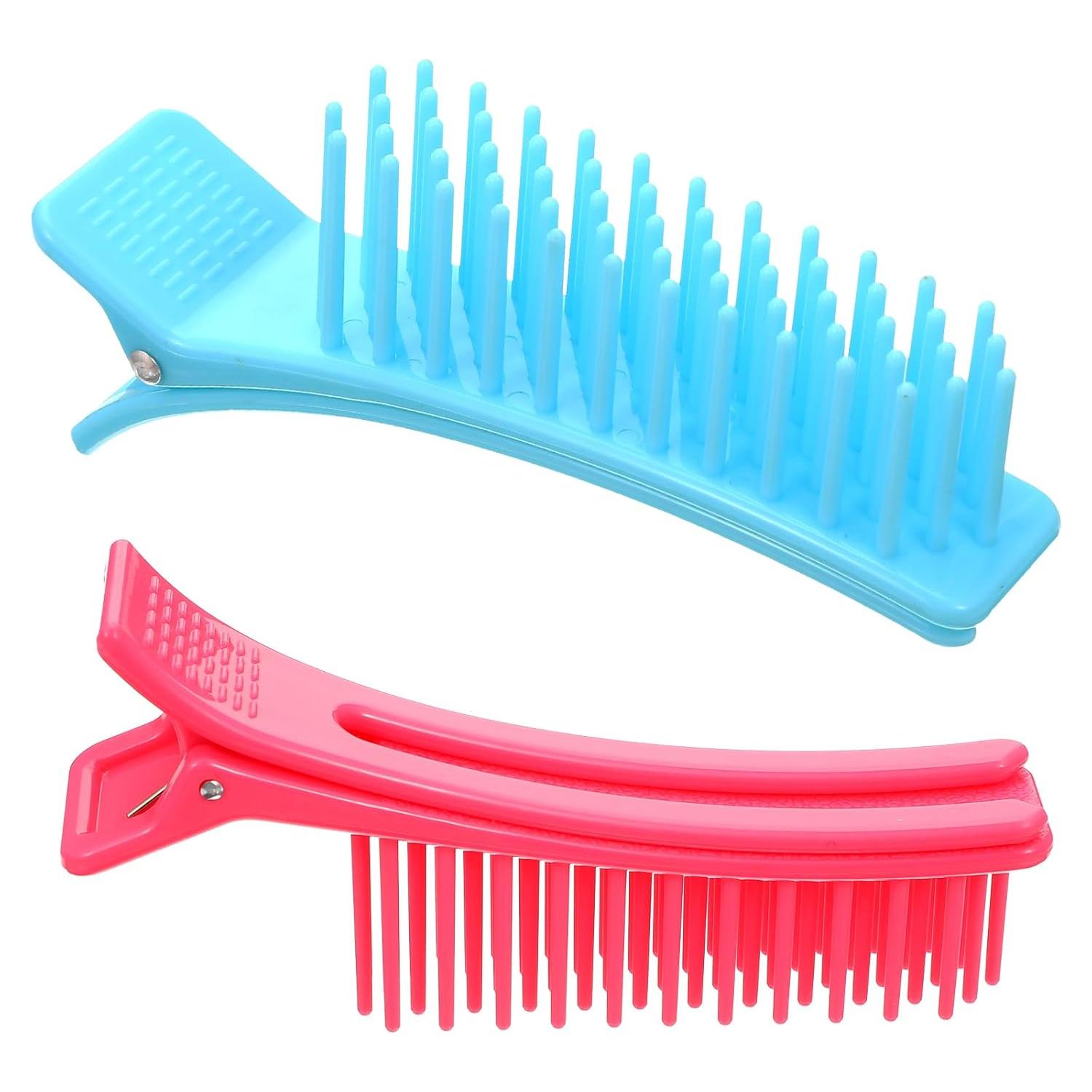 Clips para Seccionar Cabello Qulkws - 2 Pcs Antideslizantes 10.4 cm