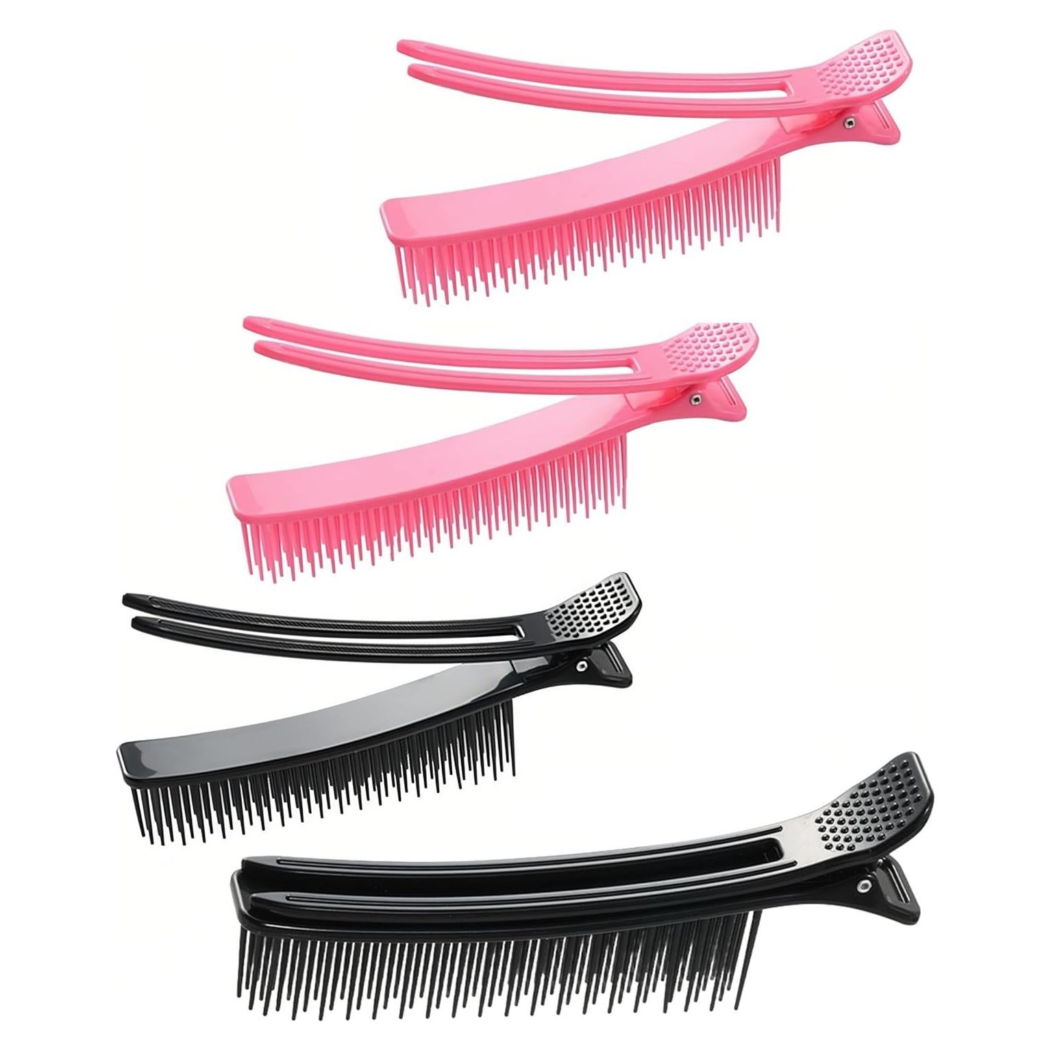 4 Clips de Agarre para Cabello Framar - Mezcla de Colores