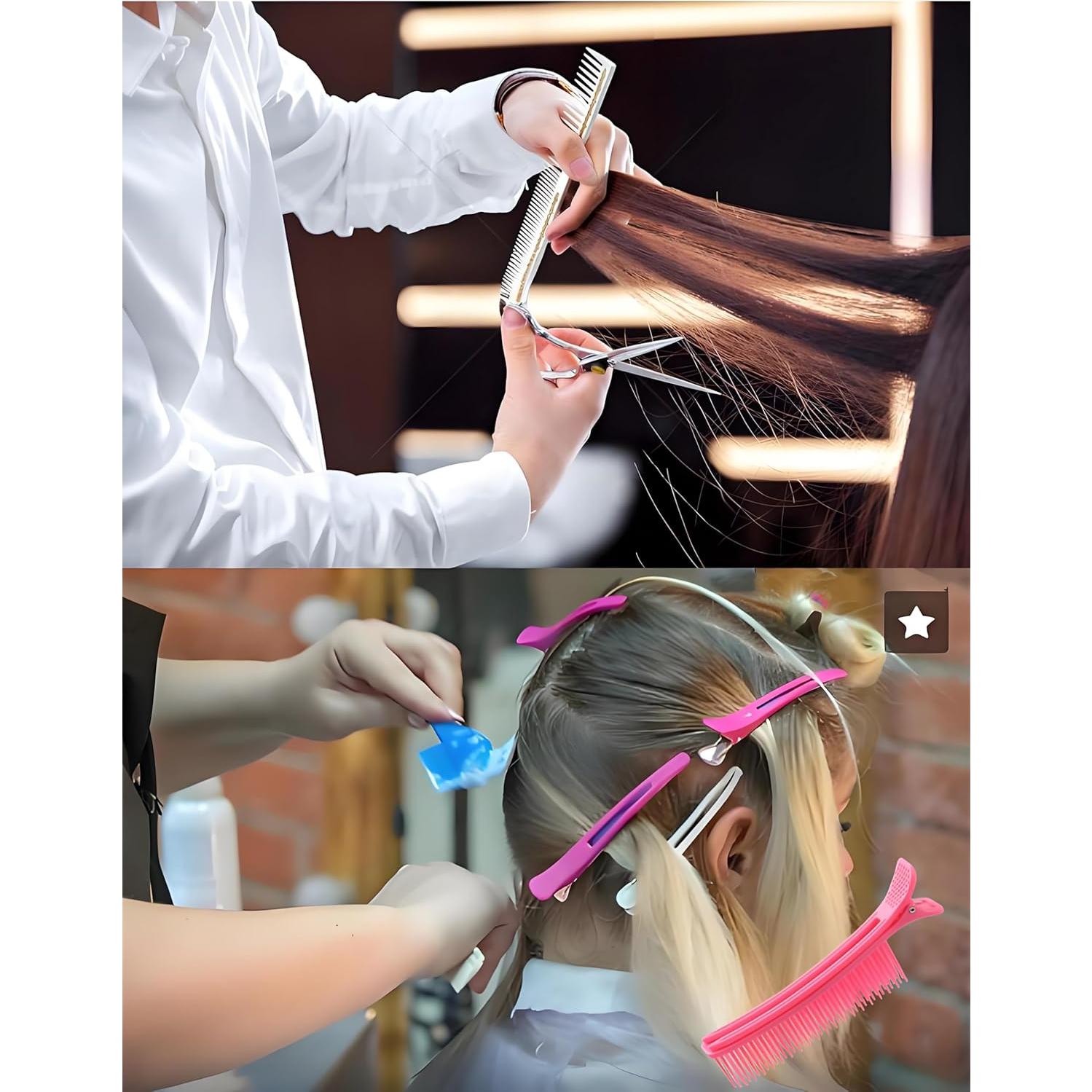 4 Clips de Agarre para Cabello Framar - Mezcla de Colores