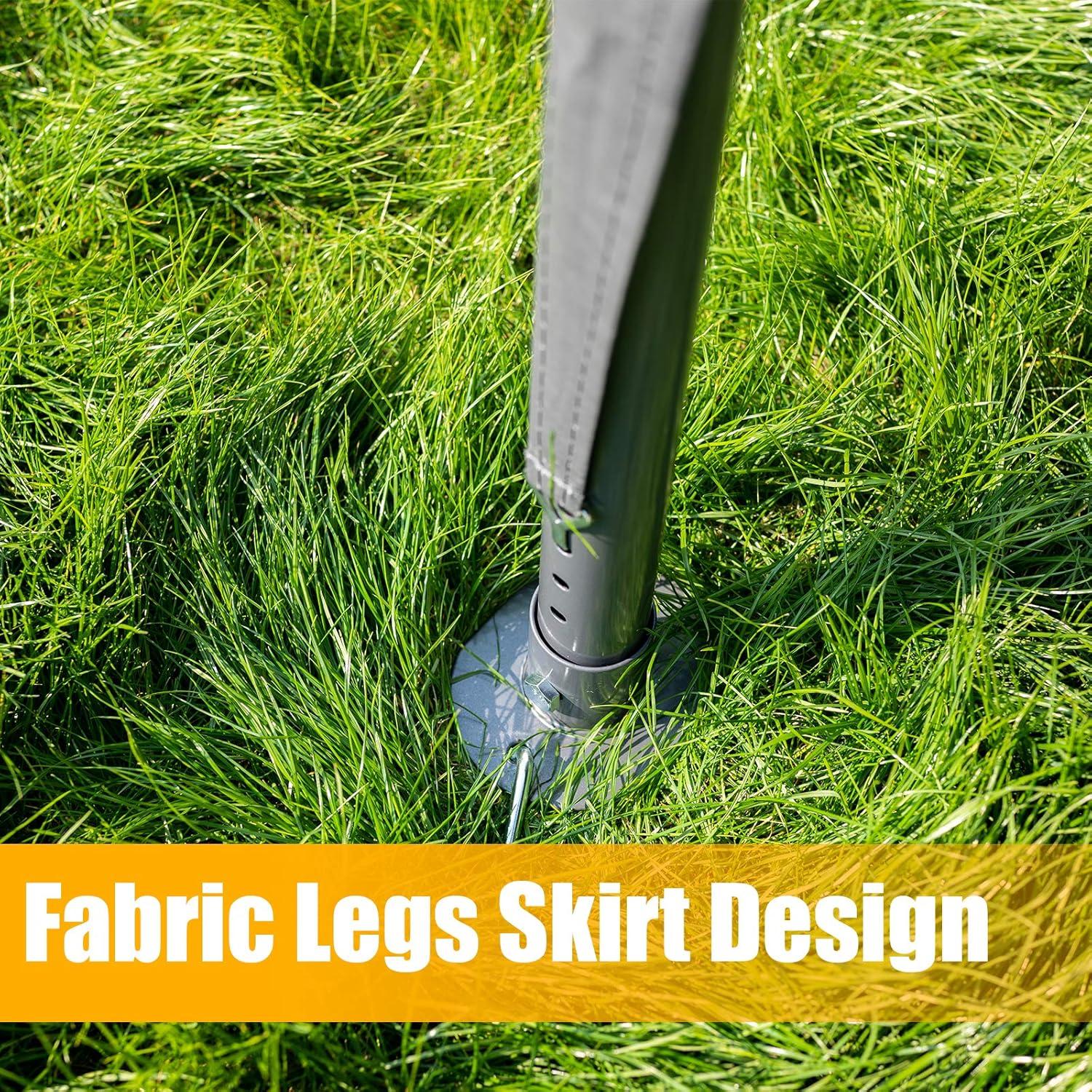 Cubierta Superior para Carport Sunnyglade 3.05x6.1m Gris PE