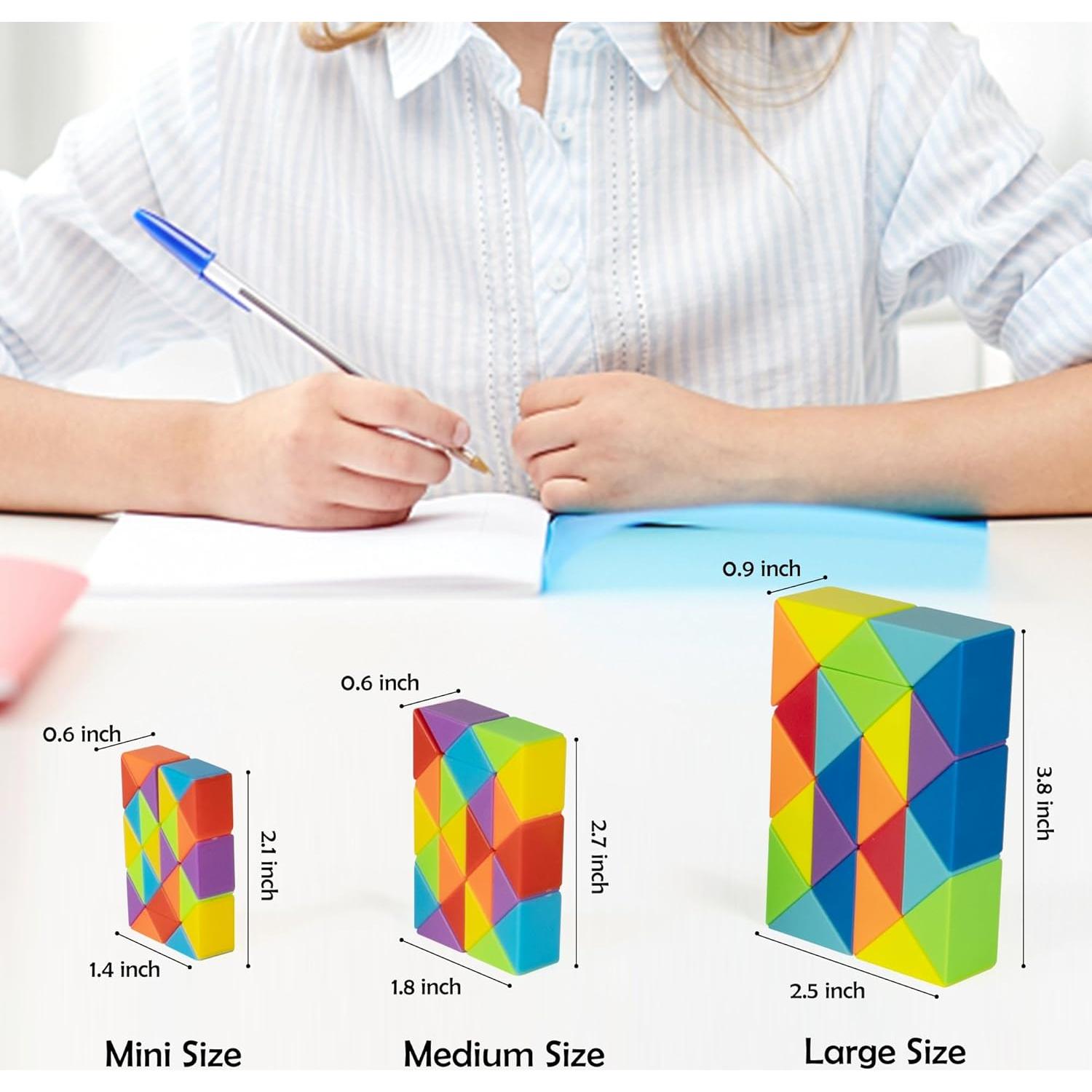 Cubo de Serpiente Mediano Ganowo - 4 Juguetes Sensoriales