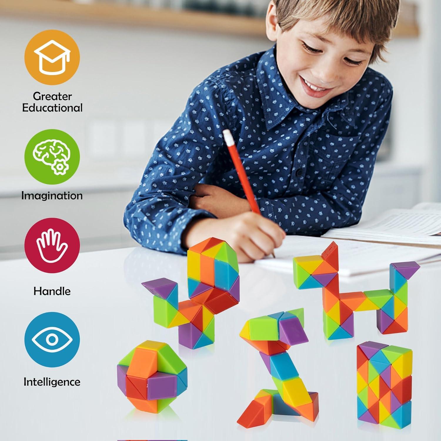 Cubo de Serpiente Mediano Ganowo - 4 Juguetes Sensoriales