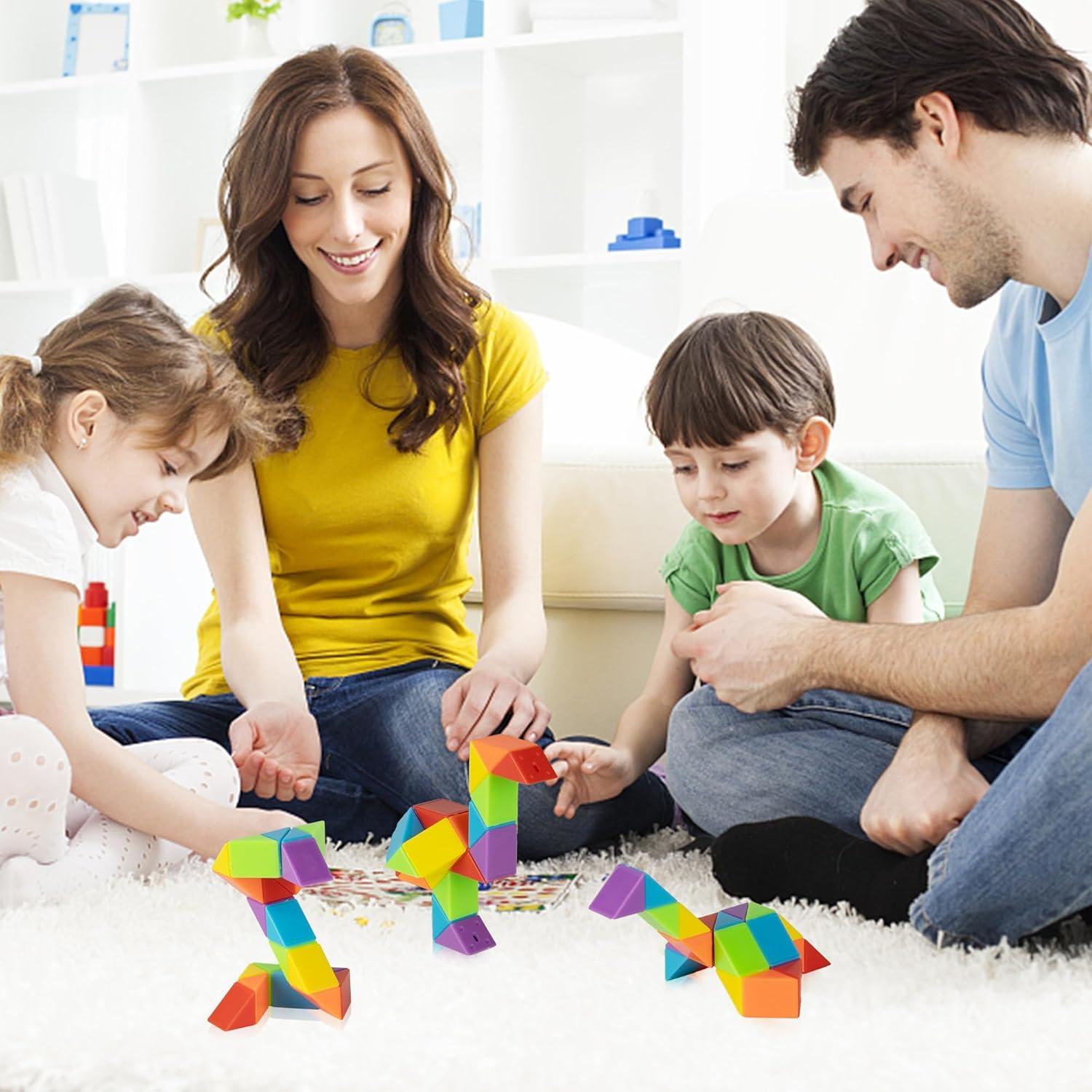 Cubo de Serpiente Mediano Ganowo - 4 Juguetes Sensoriales