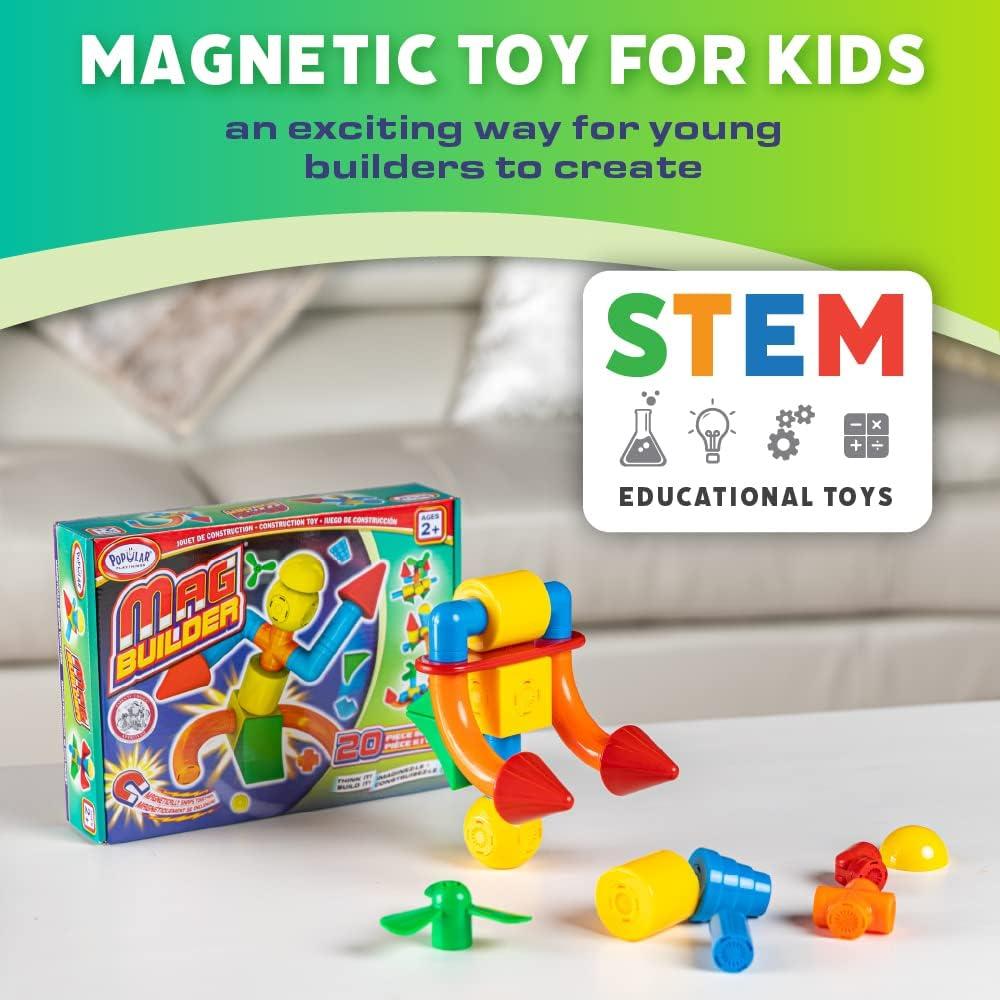 Set de Construcción Magnético Mag Builder 20 Piezas