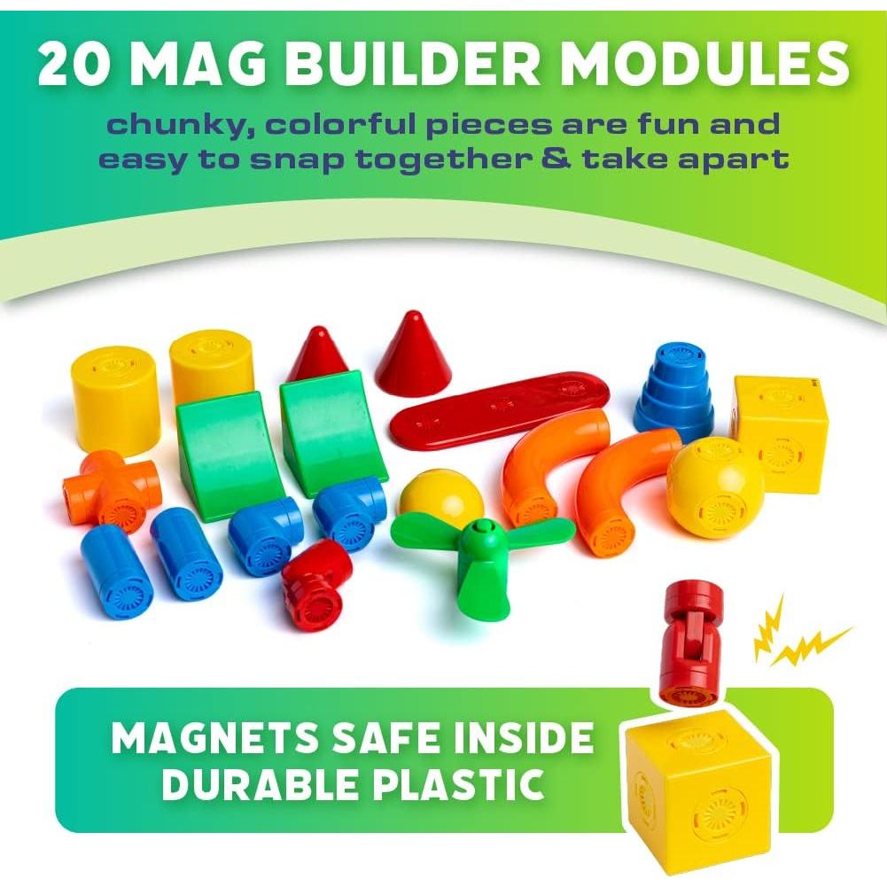 Set de Construcción Magnético Mag Builder 20 Piezas