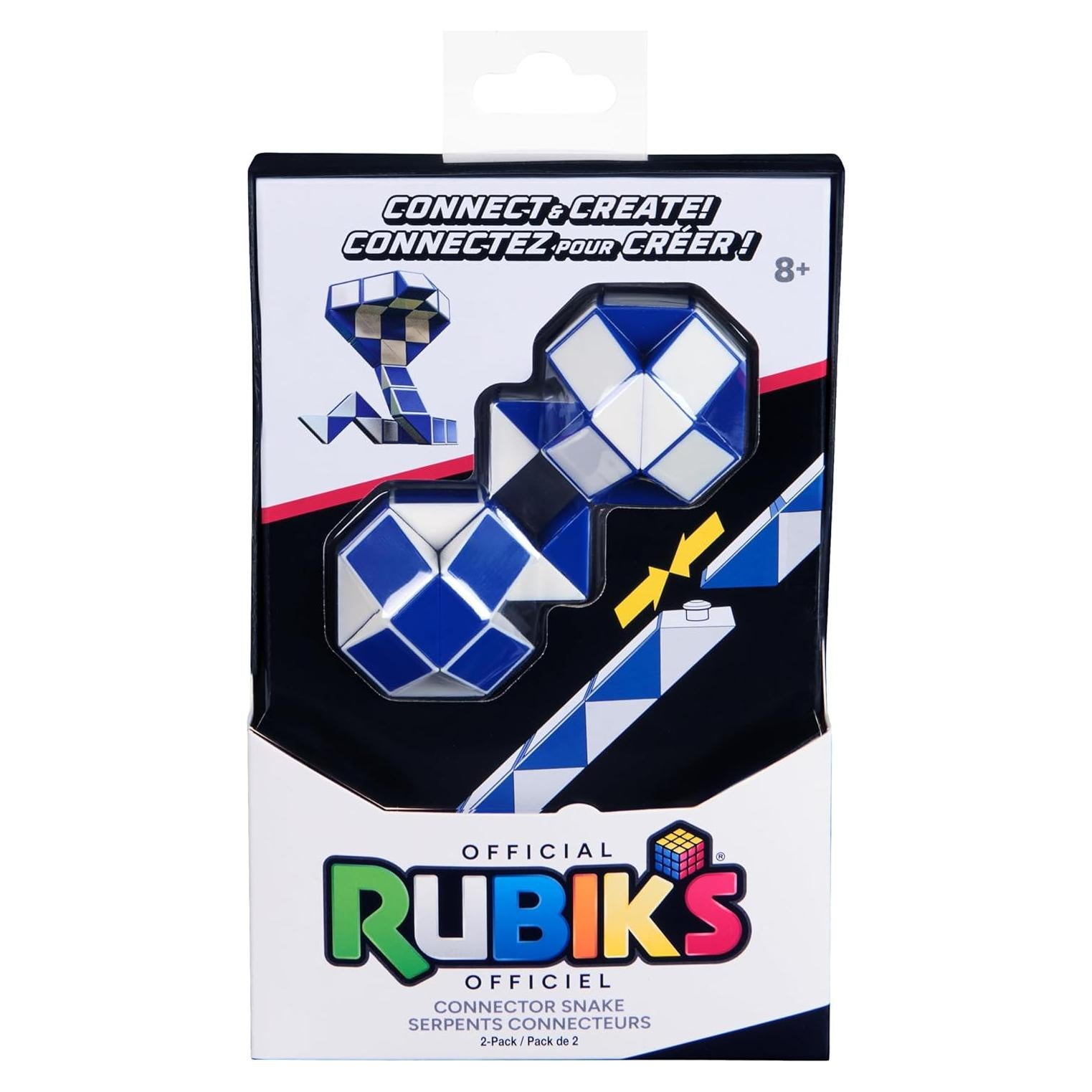 Serpiente Conector Rubik Spin Master - Paquete de 2 Juguetes 3D
