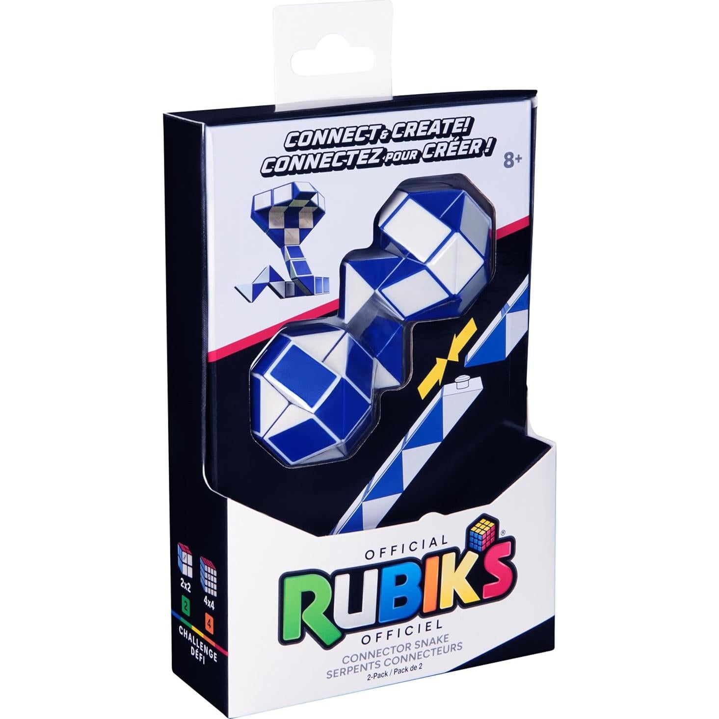 Serpiente Conector Rubik Spin Master - Paquete de 2 Juguetes 3D