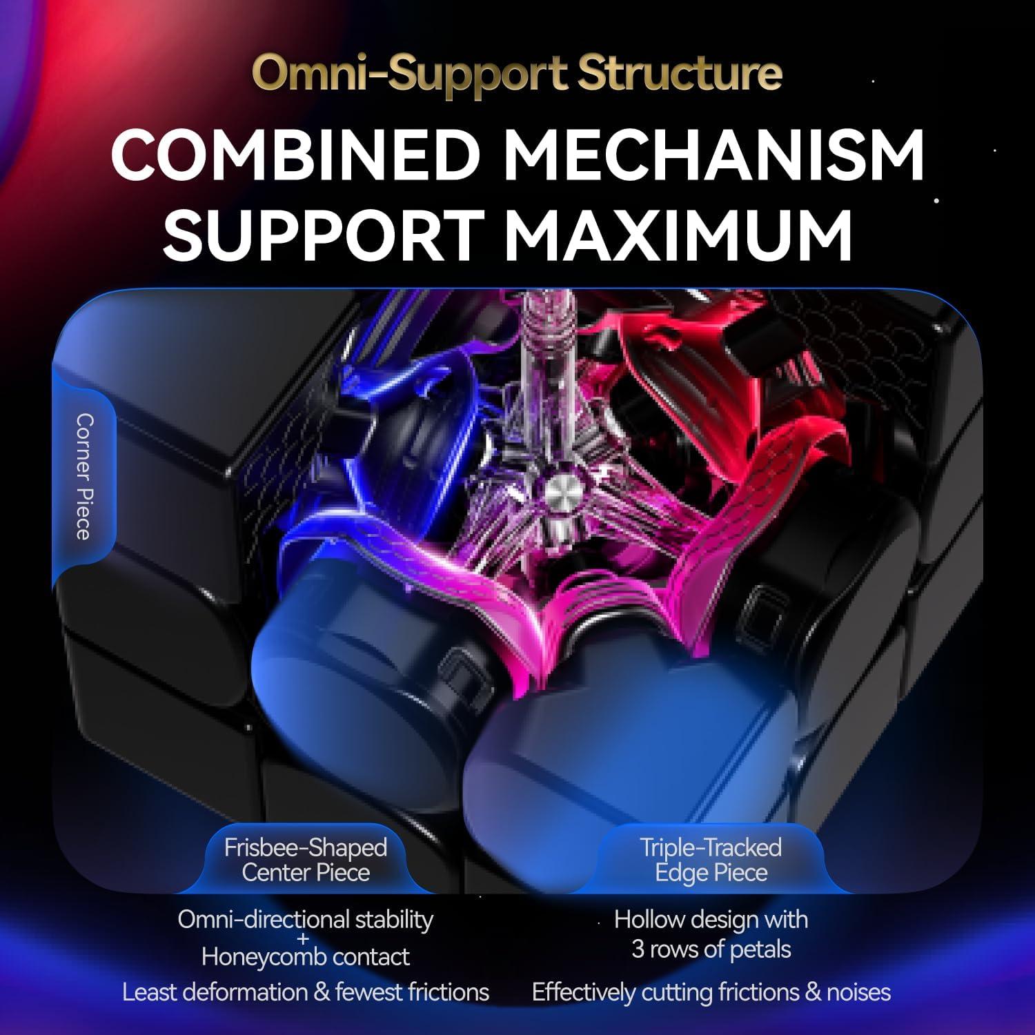 Cubo de Velocidad GAN 16 Maglev 3x3 Magnético 260g