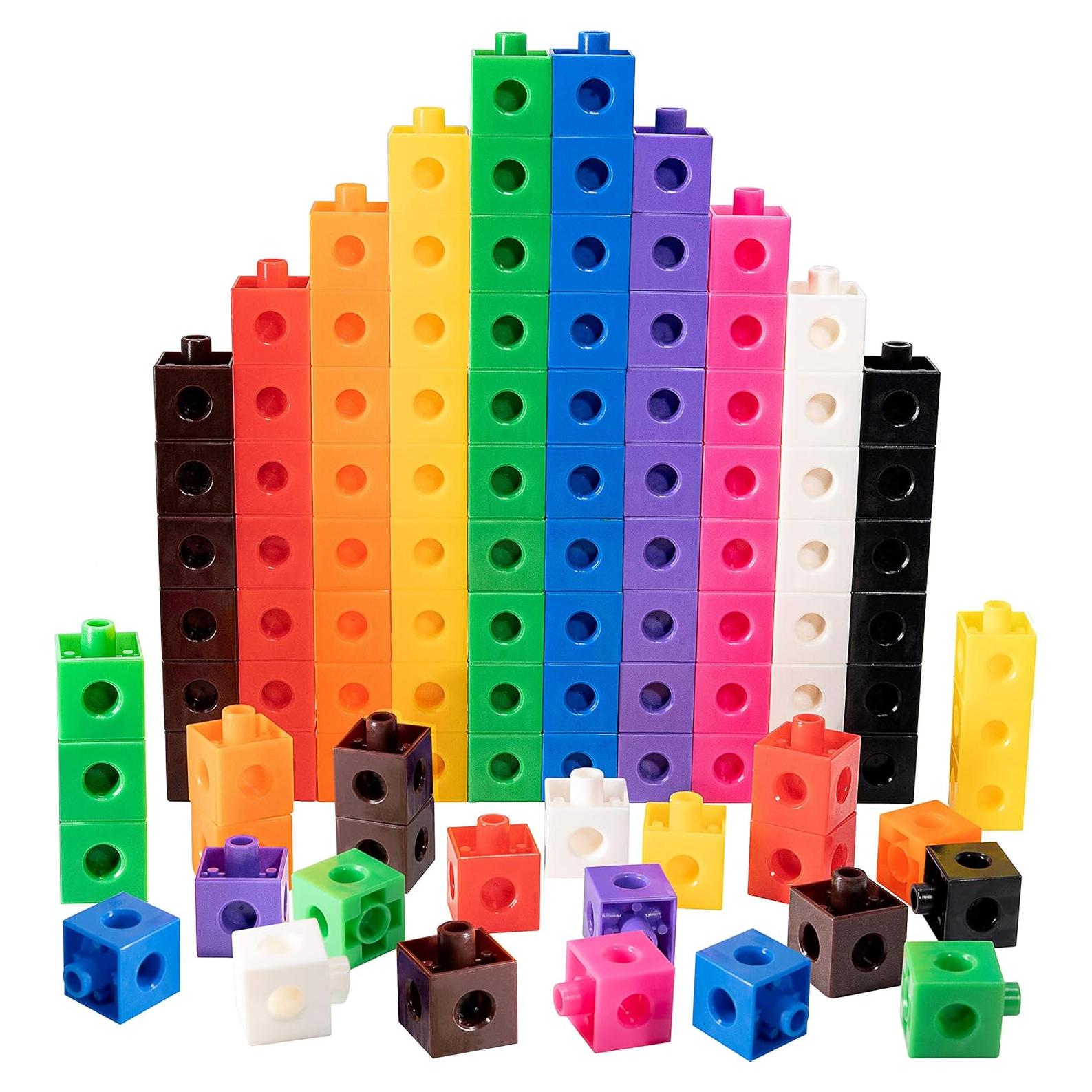 Juego de Cubos Enlazables TOYLI 100 Piezas Juguete Educativo