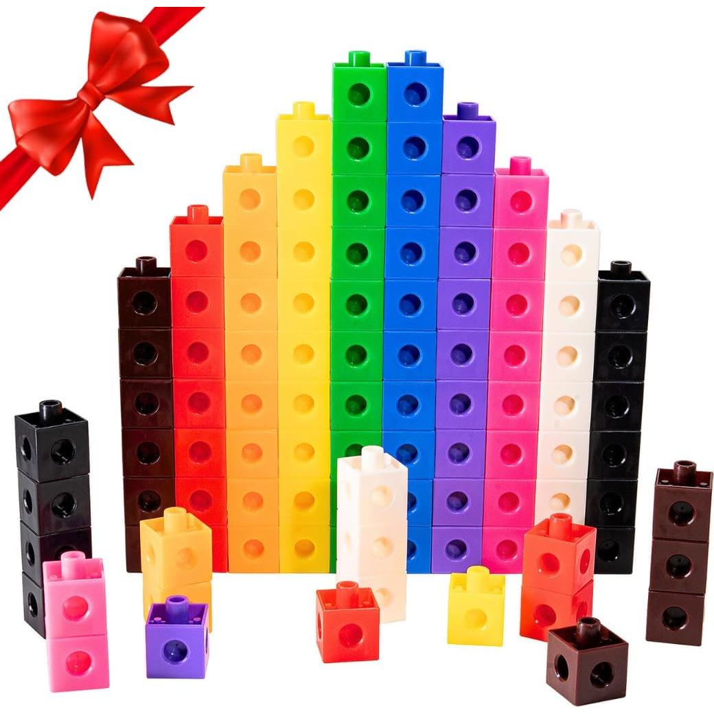 Juego de Cubos Enlazables TOYLI 100 Piezas Juguete Educativo