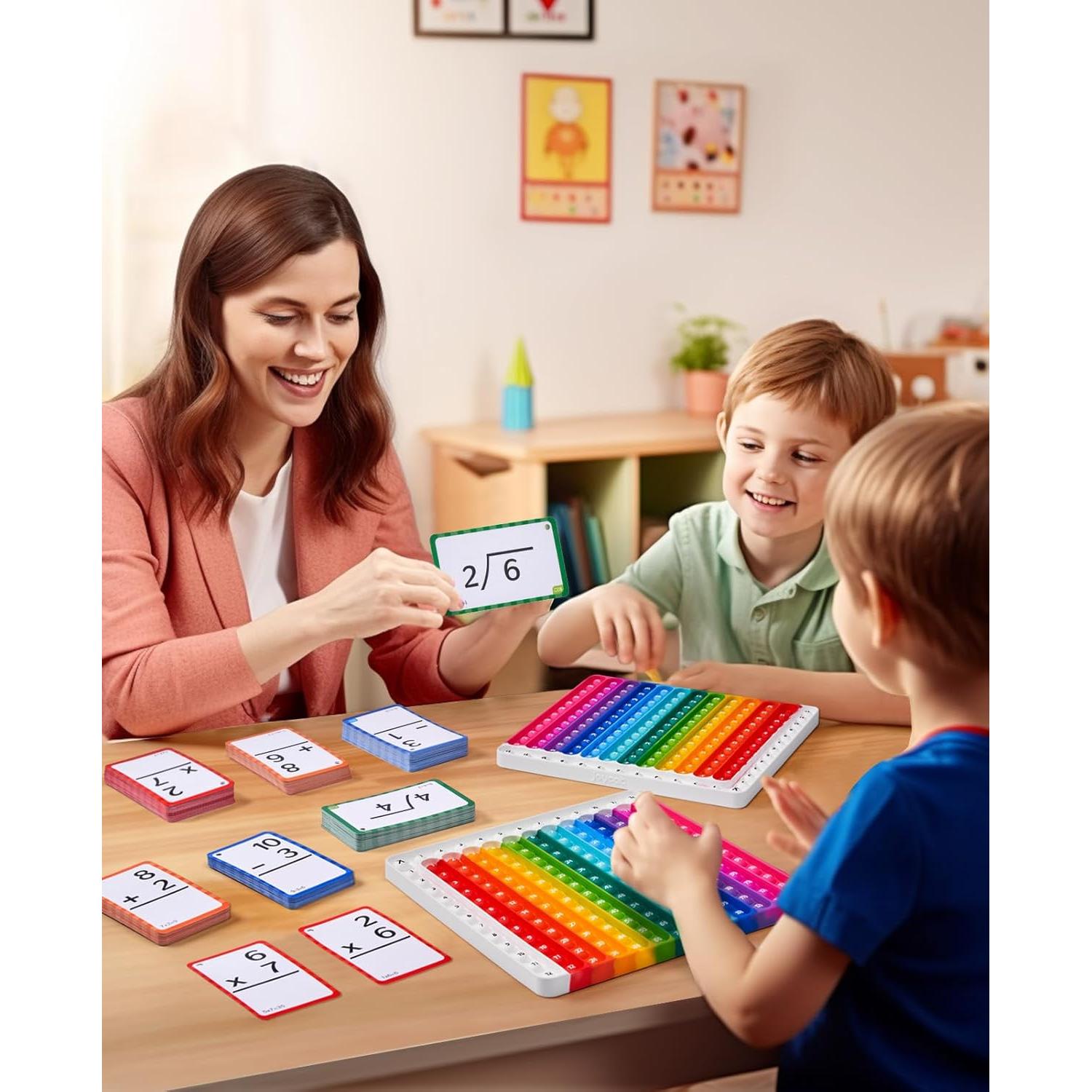 Tarjetas de Flash JoyCat Matemáticas 288 Piezas para Niños