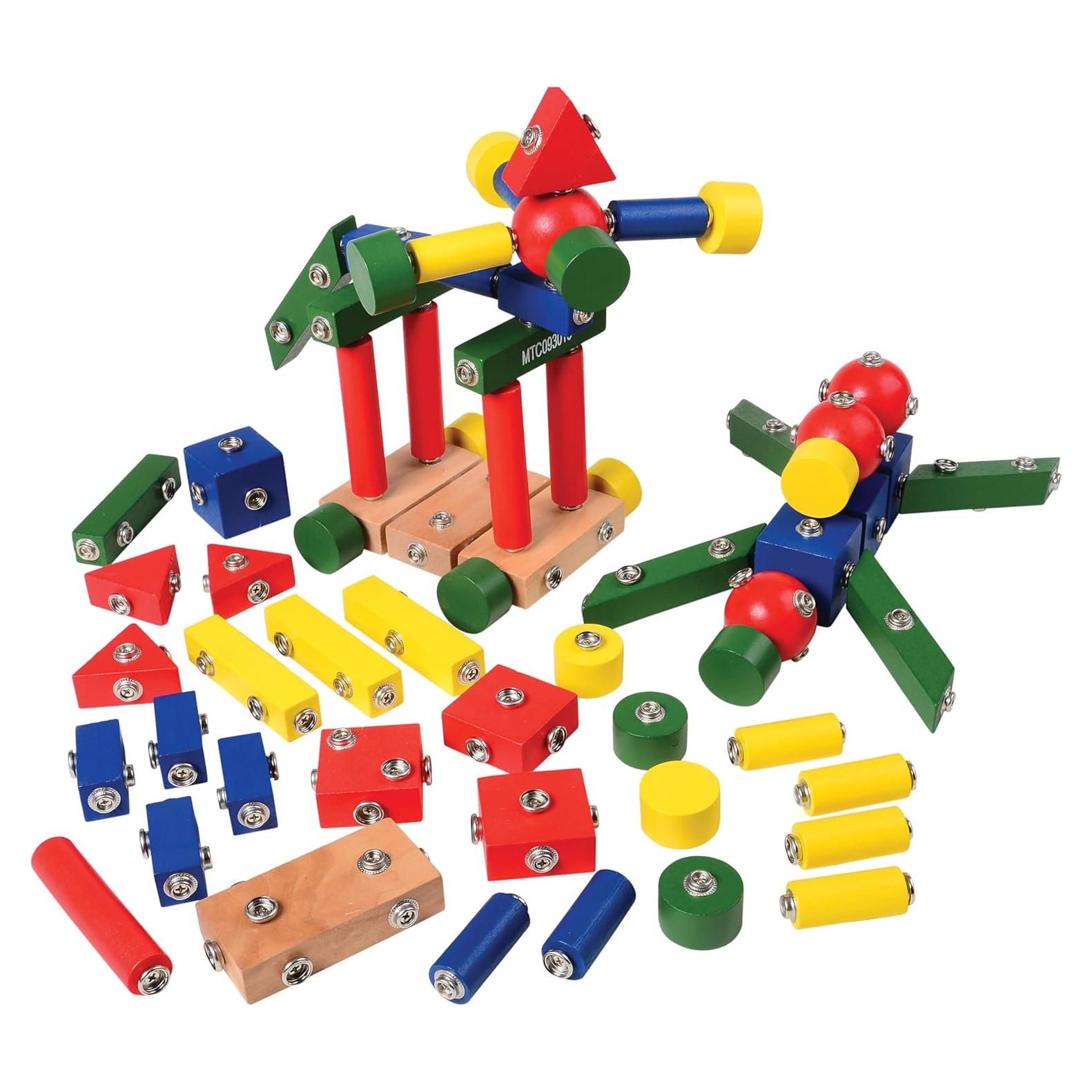 Bloques de Construcción de Madera Constructive Playthings 65 Piezas