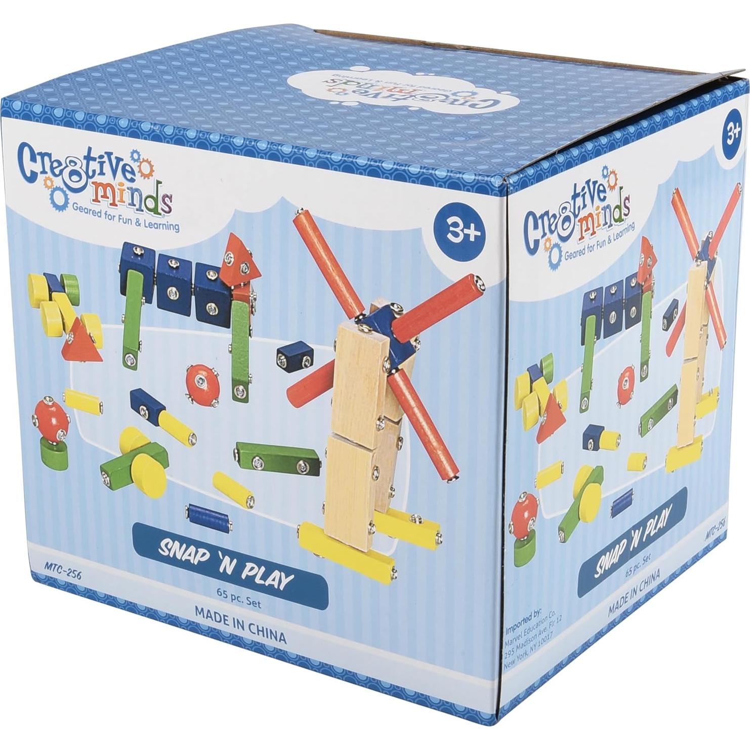 Bloques de Construcción de Madera Constructive Playthings 65 Piezas