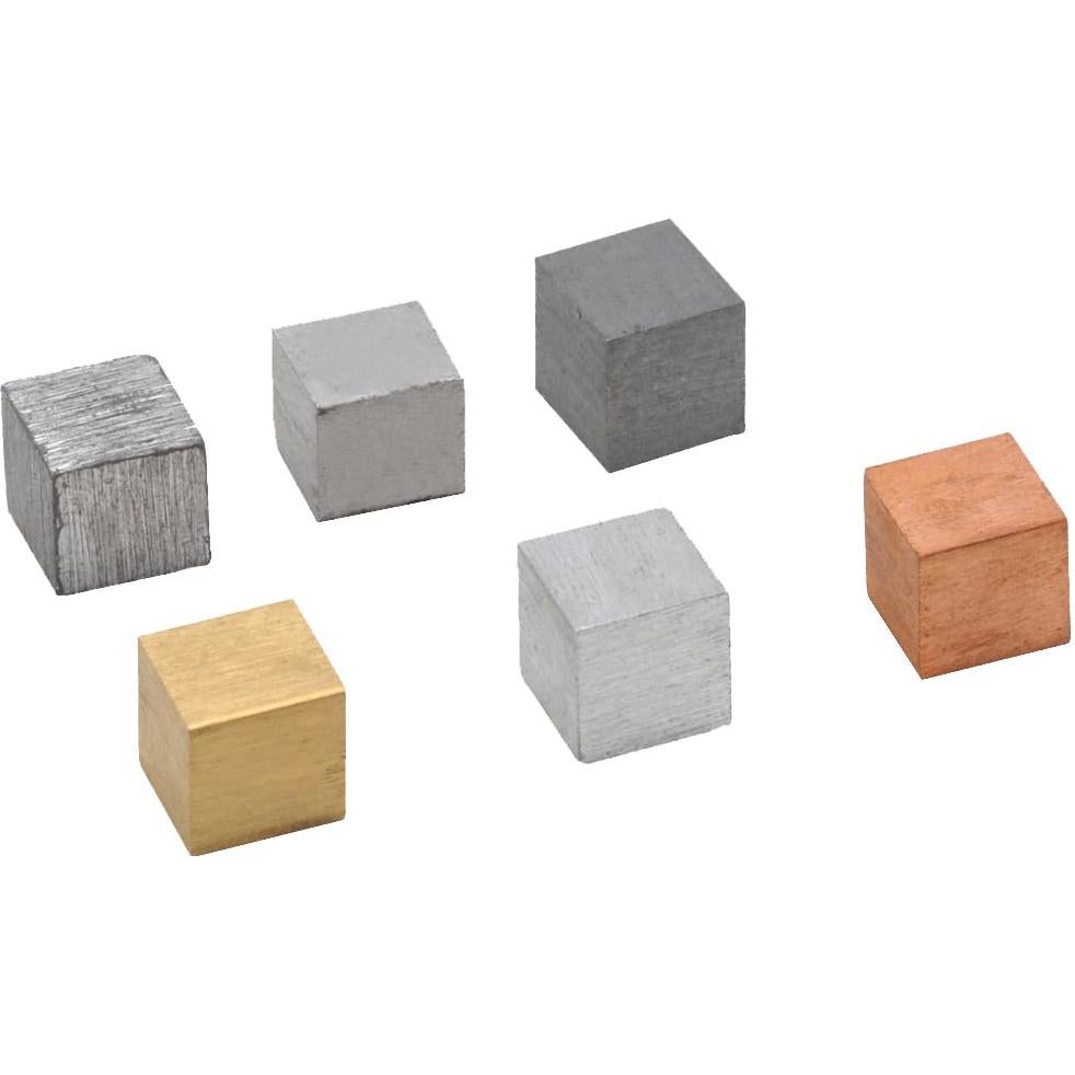 Juego de Cubos de Densidad EISCO - 6 Metales - 20mm