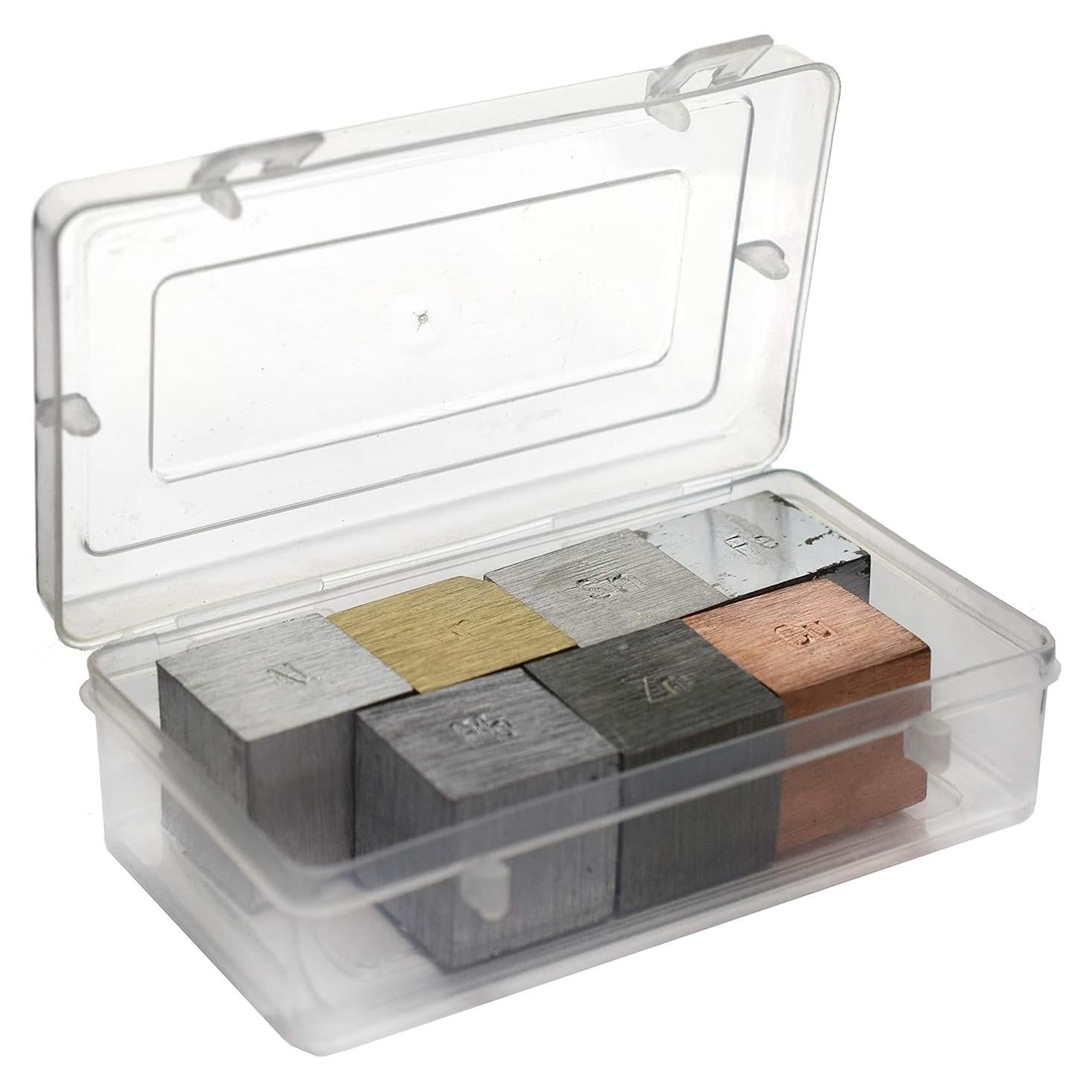 Juego de Cubos de Densidad EISCO - 7 Metales - 20mm