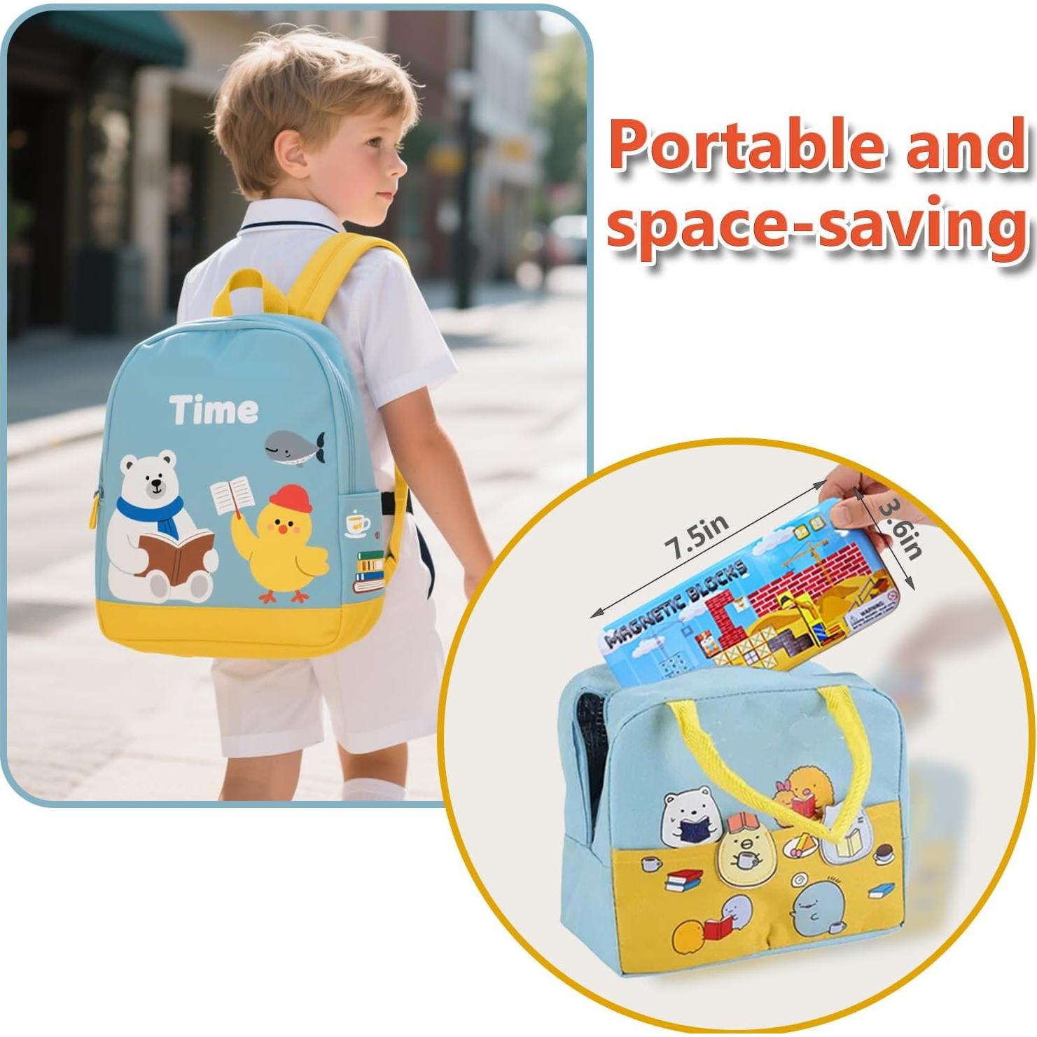 Bloques Magnéticos Mini Hqyib - 35 Piezas Juguetes Educativos 3-8 Años