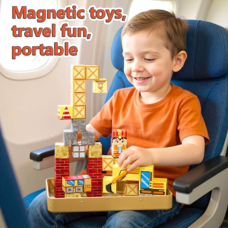 Bloques Magnéticos Mini Hqyib - 35 Piezas Juguetes Educativos 3-8 Años