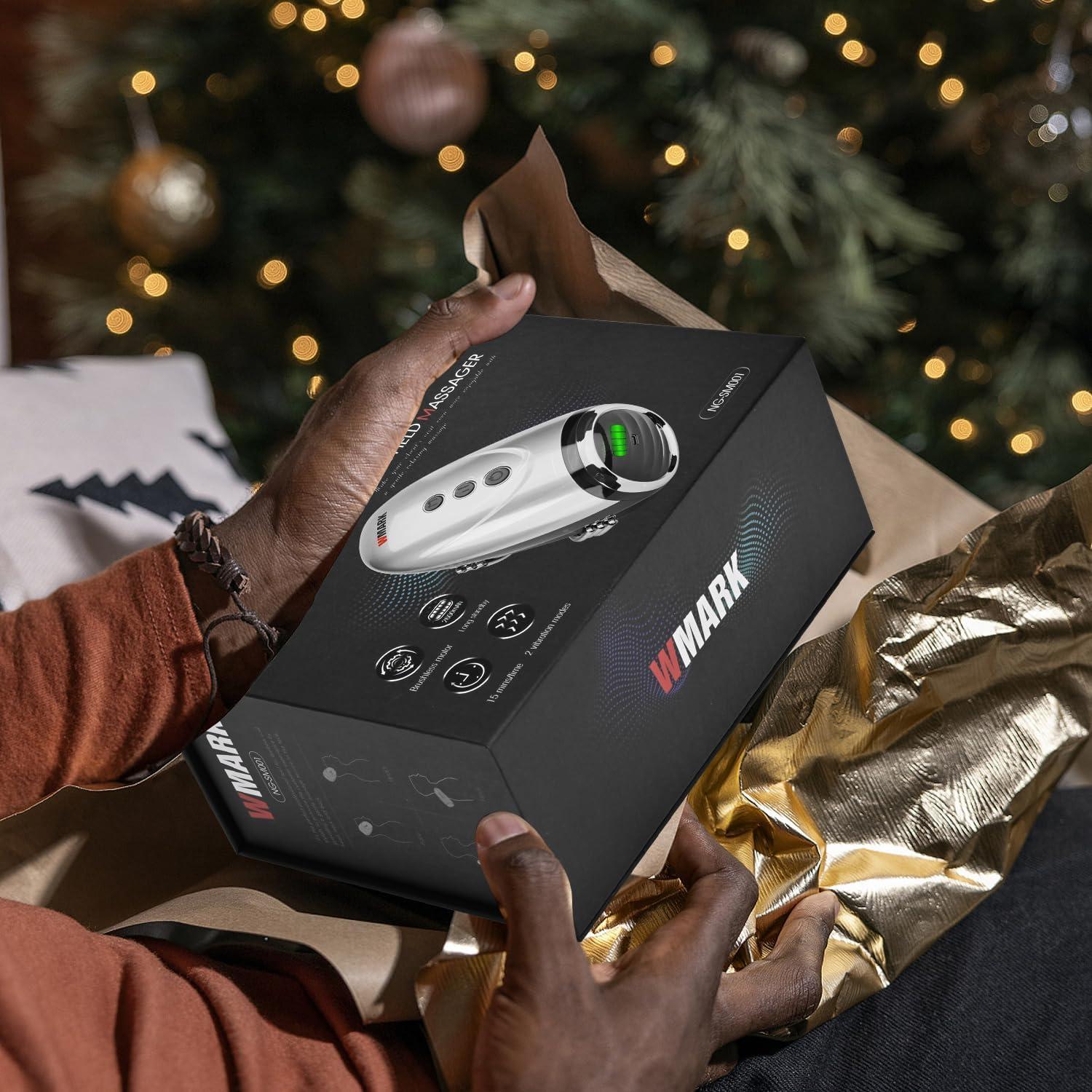 Masajeador de Mano Inalámbrico Colorski 2600mAh Plata