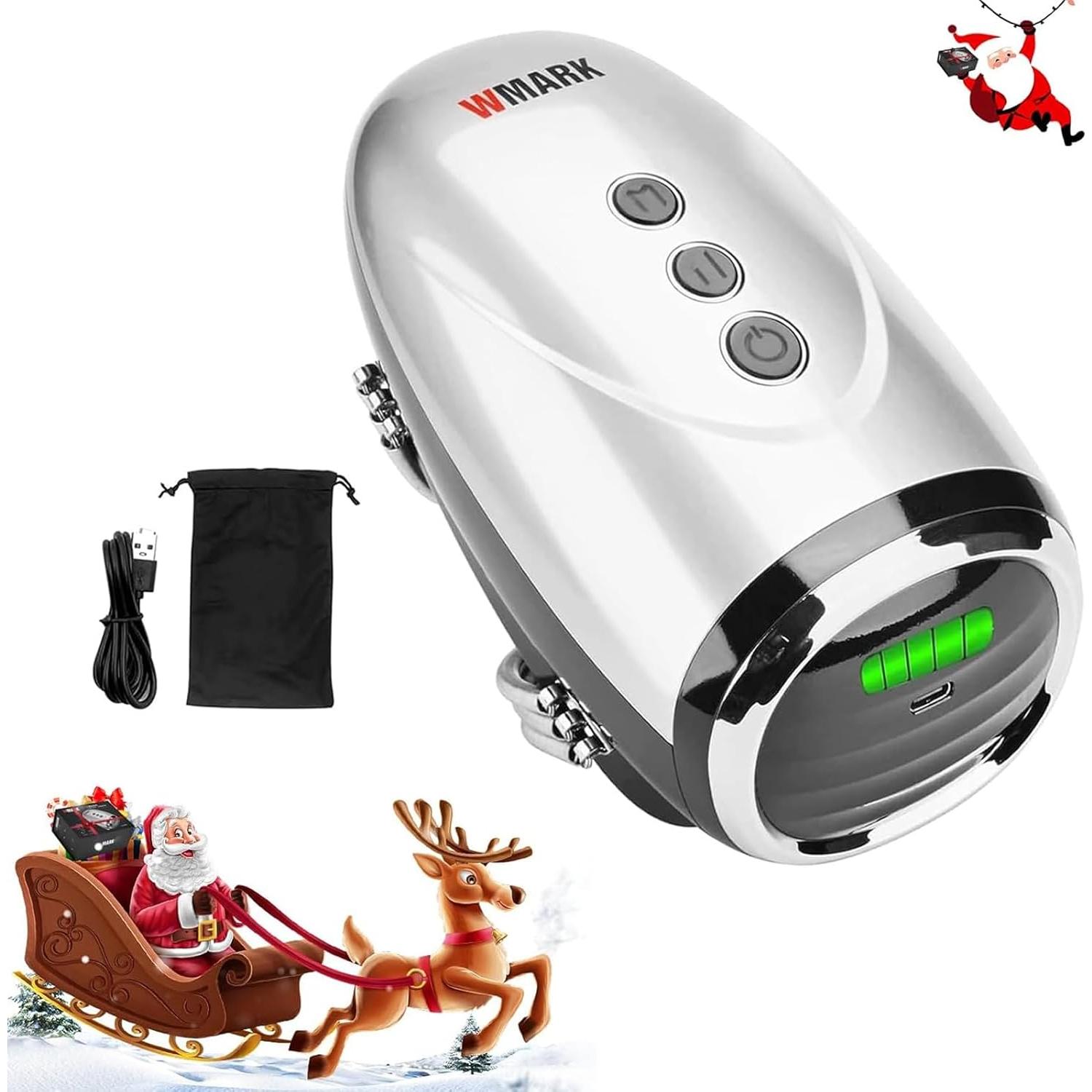 Masajeador de Mano Inalámbrico Colorski 2600mAh Plata