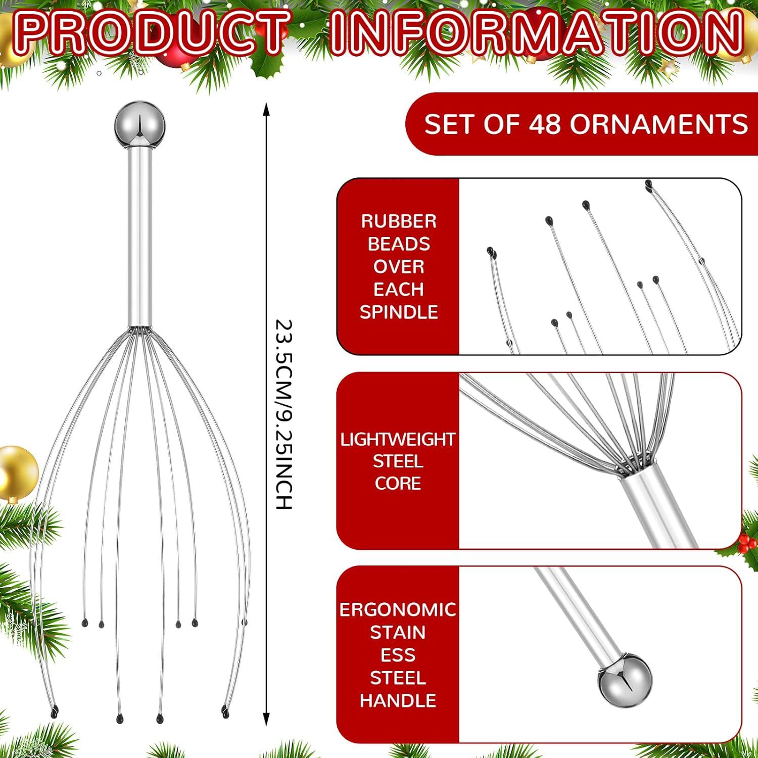 Masajeador de Cabeza Threlaco - Paquete de 48 Piezas 20 Púas