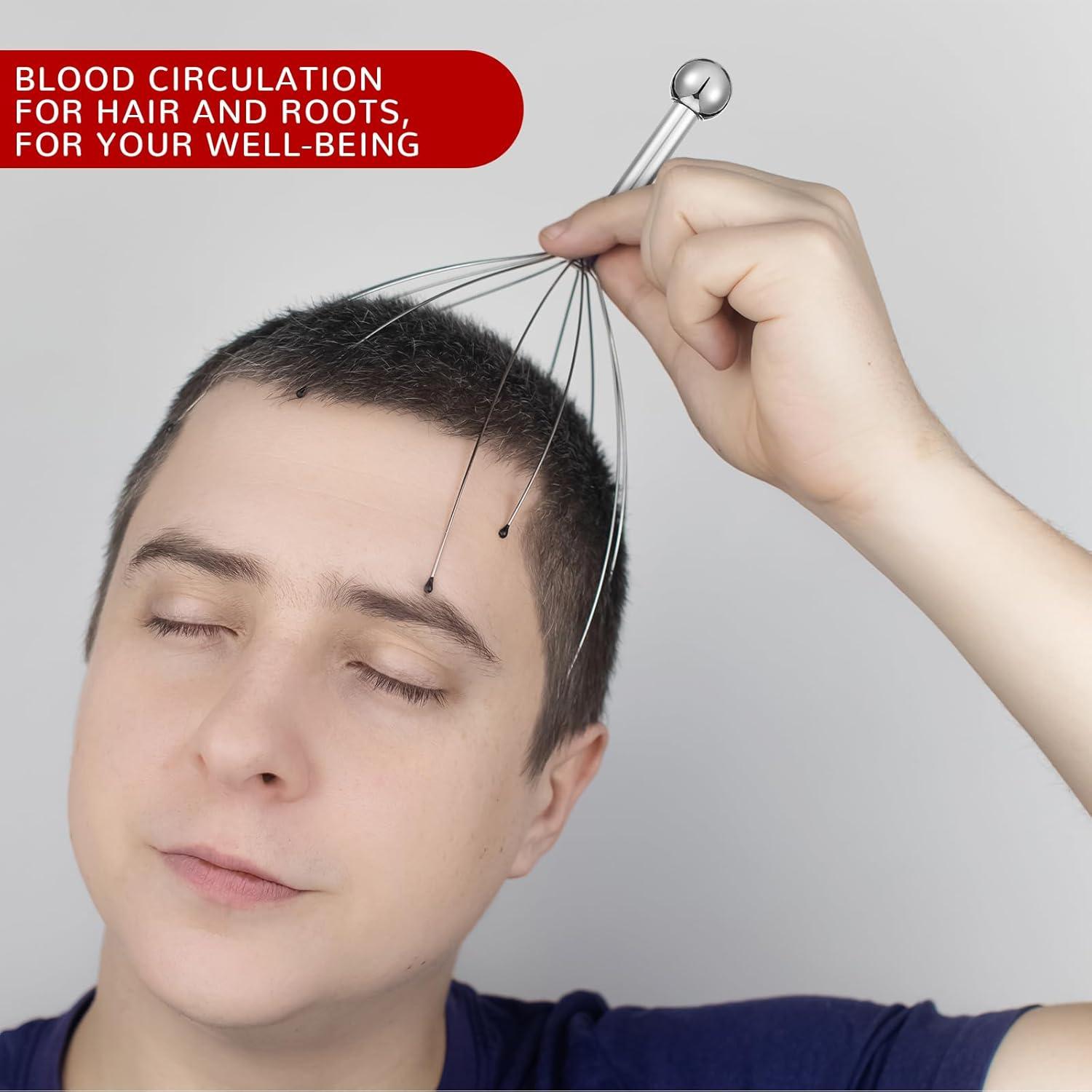 Masajeador de Cabeza Threlaco - Paquete de 48 Piezas 20 Púas