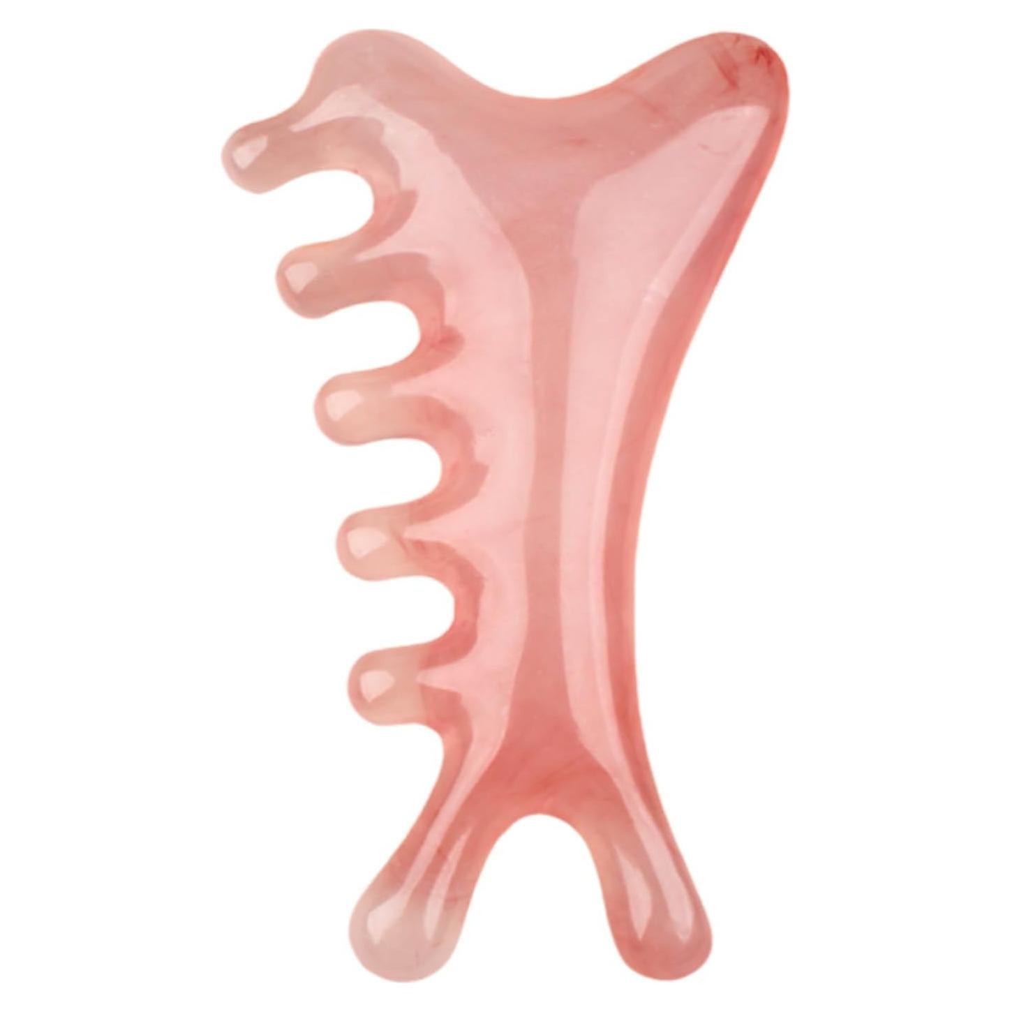 Masajeador Gua Sha 4 en 1 vsweet Rosa - Resina Natural