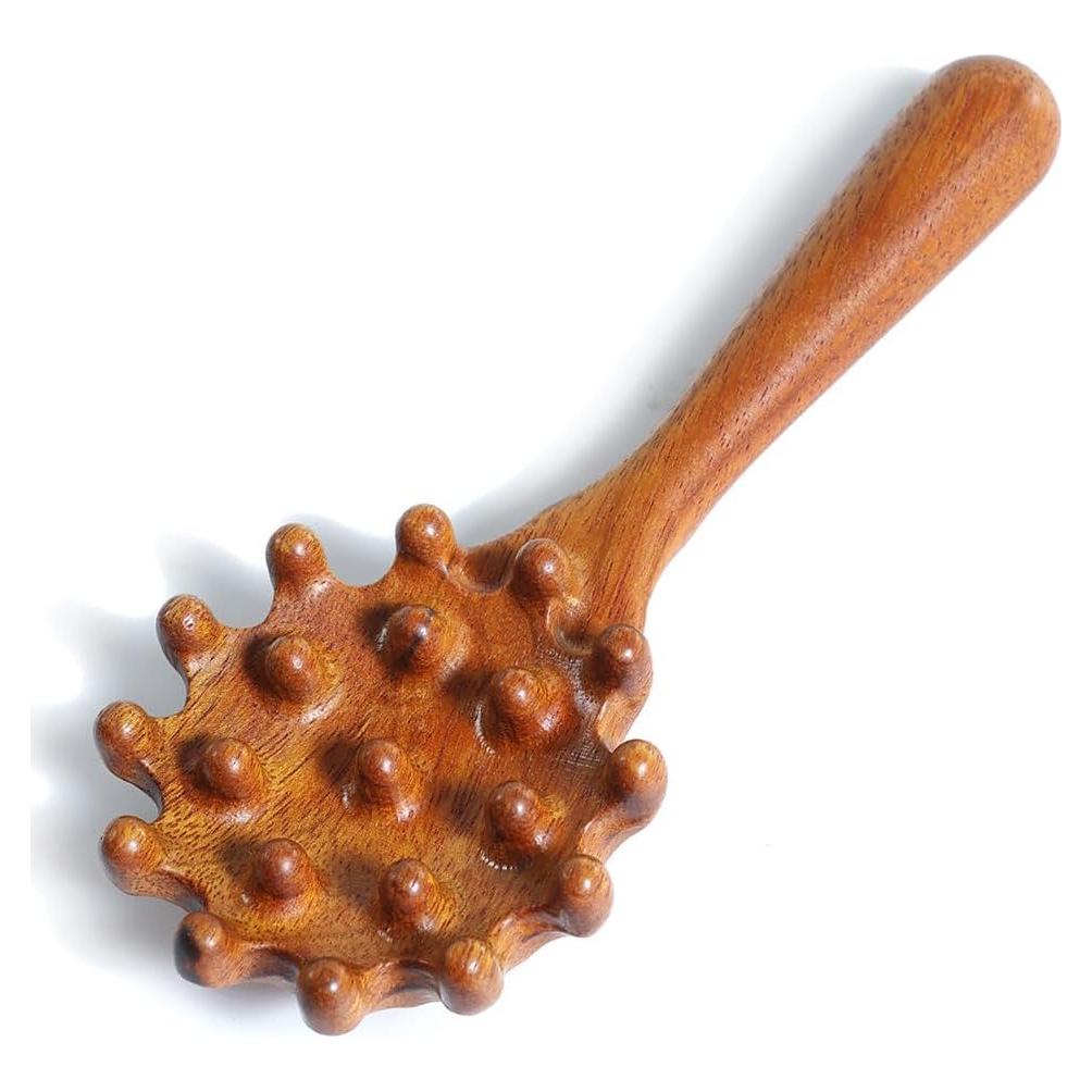 Herramienta de Masaje Gua Sha OULIGET - Peine de Sándalo 2.54cm