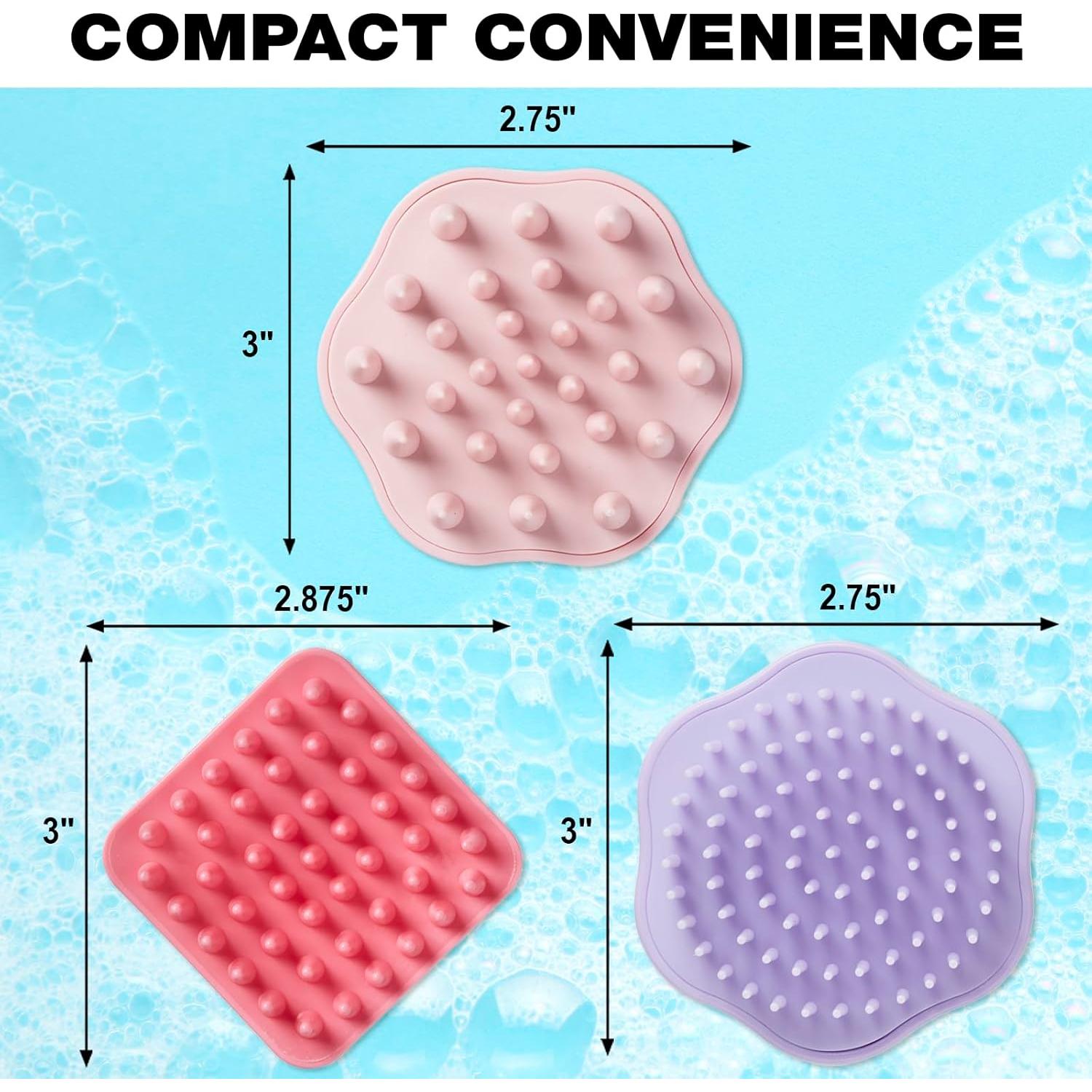 Masajeador de cuero cabelludo Conair - Set de 3 cepillos