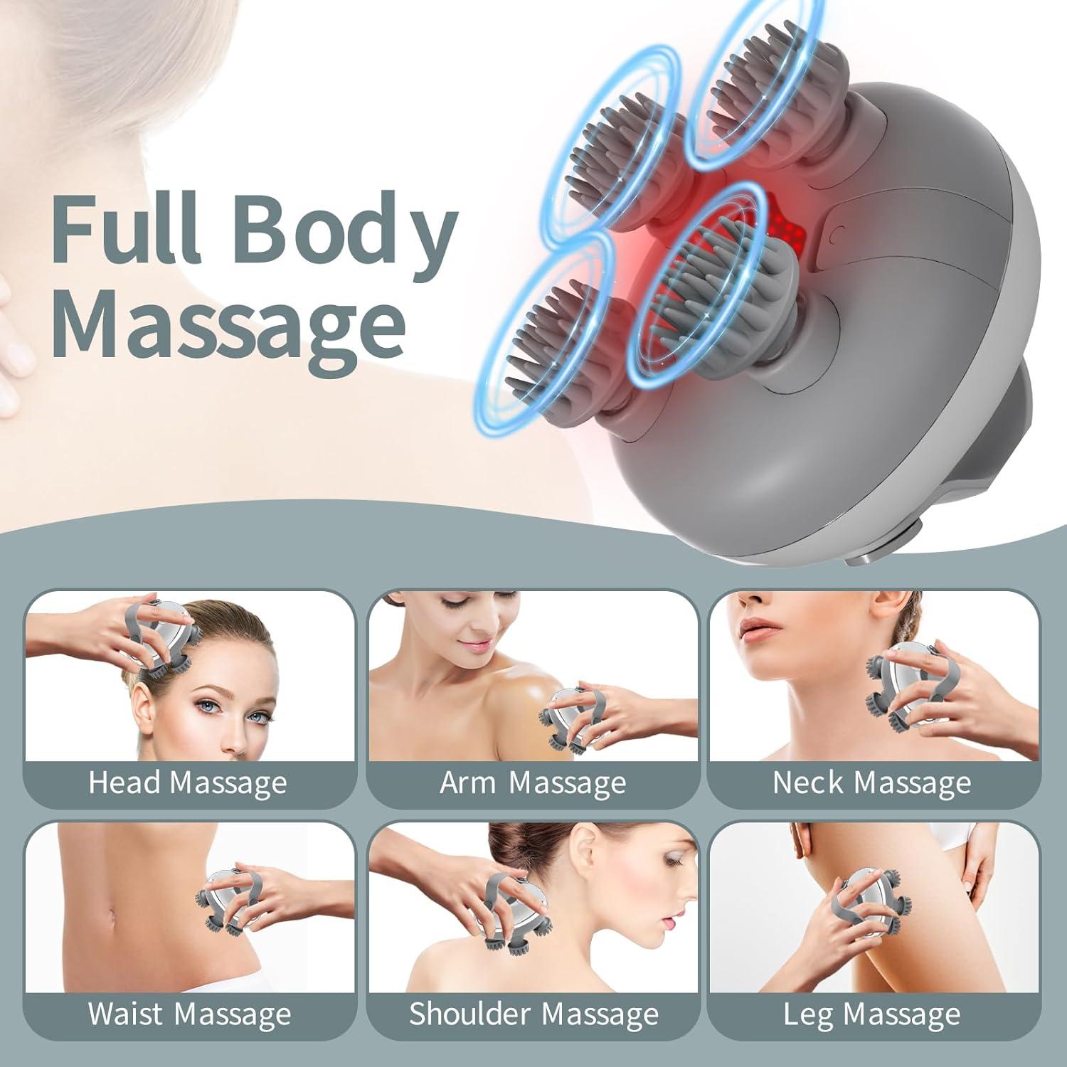 Masajeador de cuero cabelludo ScalpHero Smart con calefacción