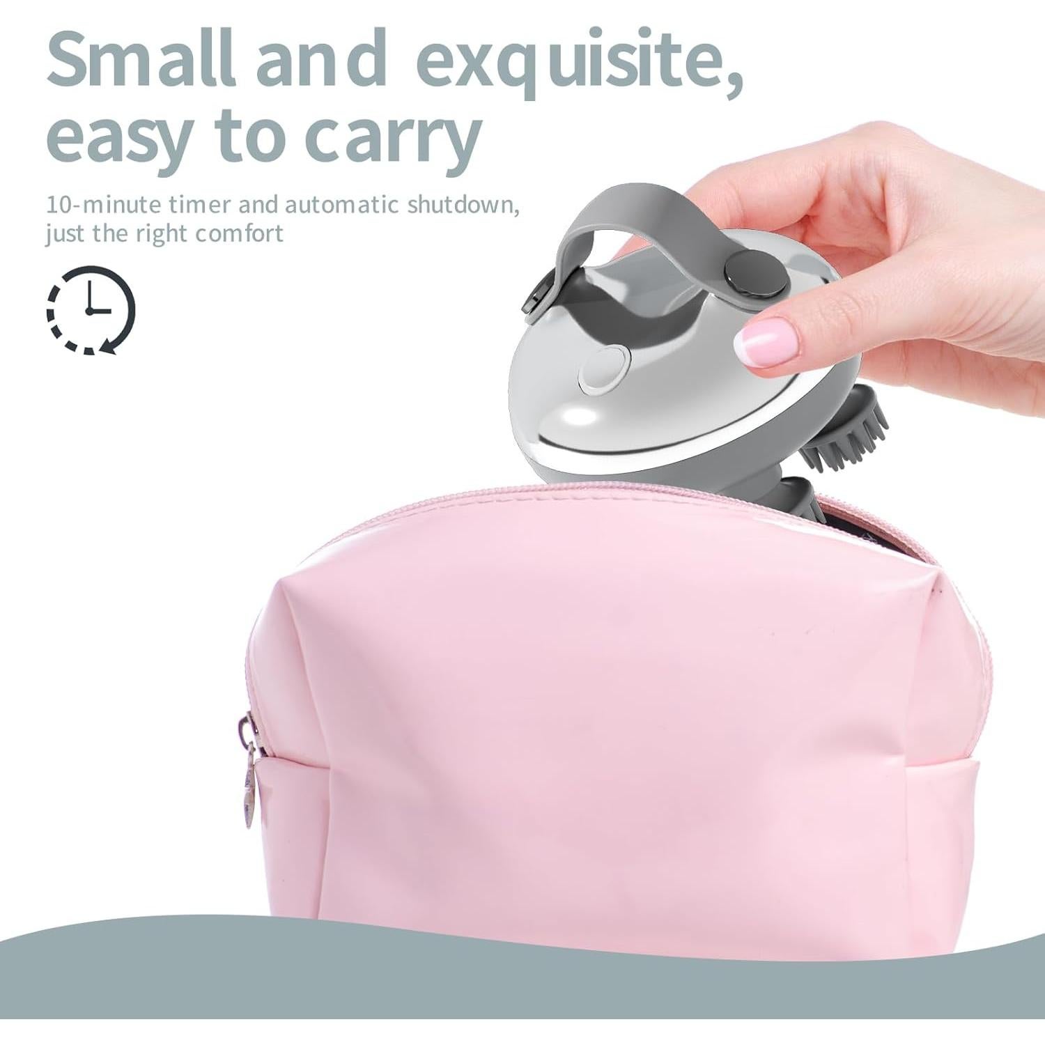 Masajeador de cuero cabelludo ScalpHero Smart con calefacción