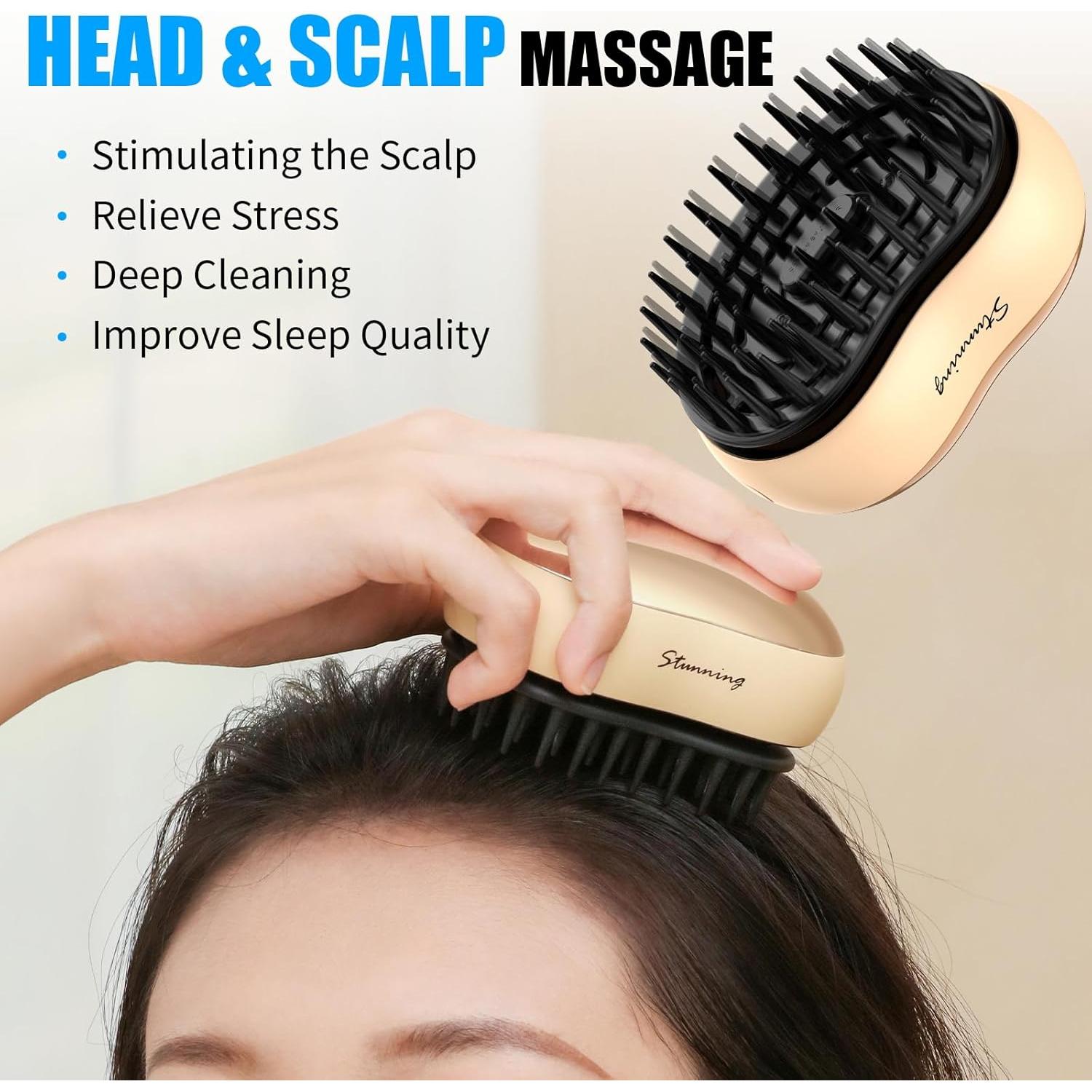 Masajeador Eléctrico de Cabeza JUSTHERE JK 928 con 2 Velocidades