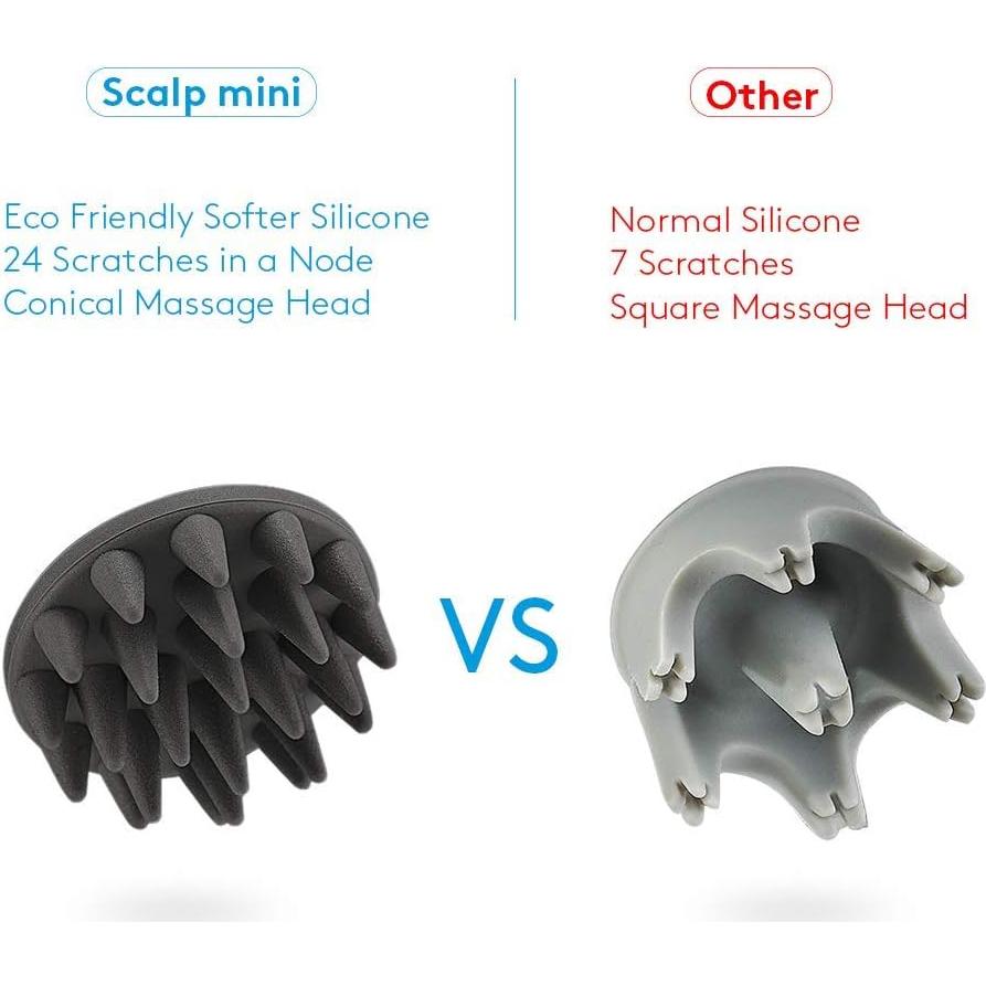 Masajeador de cuero cabelludo Breo Mini inalámbrico IPX7 azul