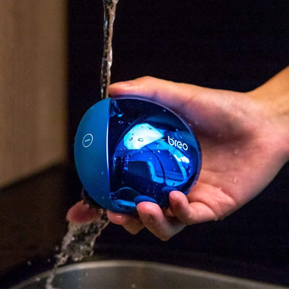 Masajeador de cuero cabelludo Breo Mini inalámbrico IPX7 azul