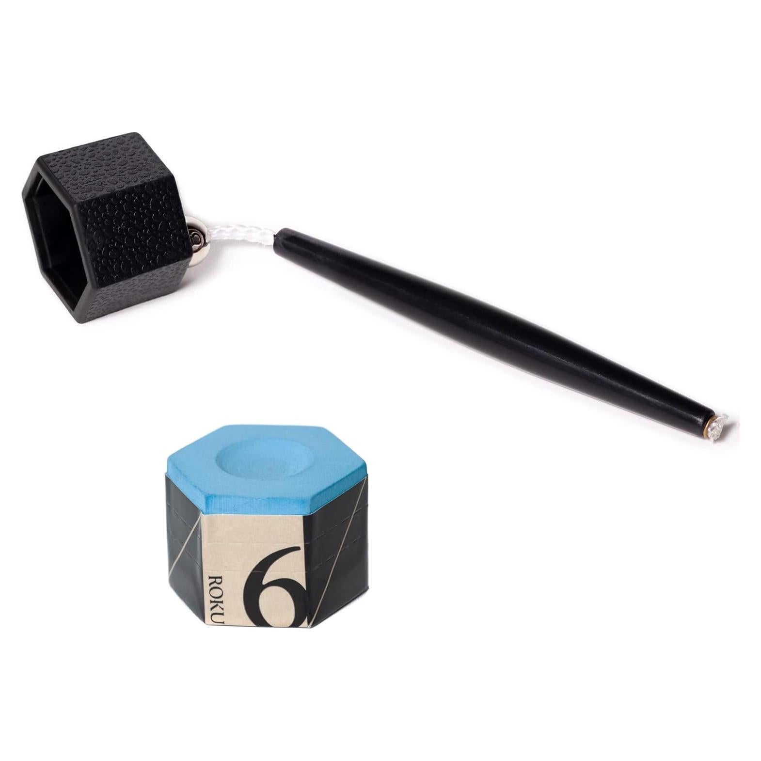 Tiza de Billar KAMUI ROKU con Soporte - Alta Calidad