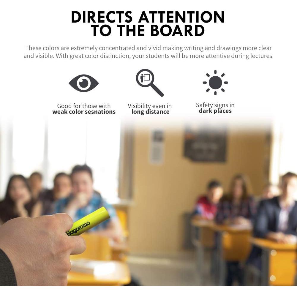 Tiza Luminosa Hagoromo Fulltouch 5 Colores 0.068 kg