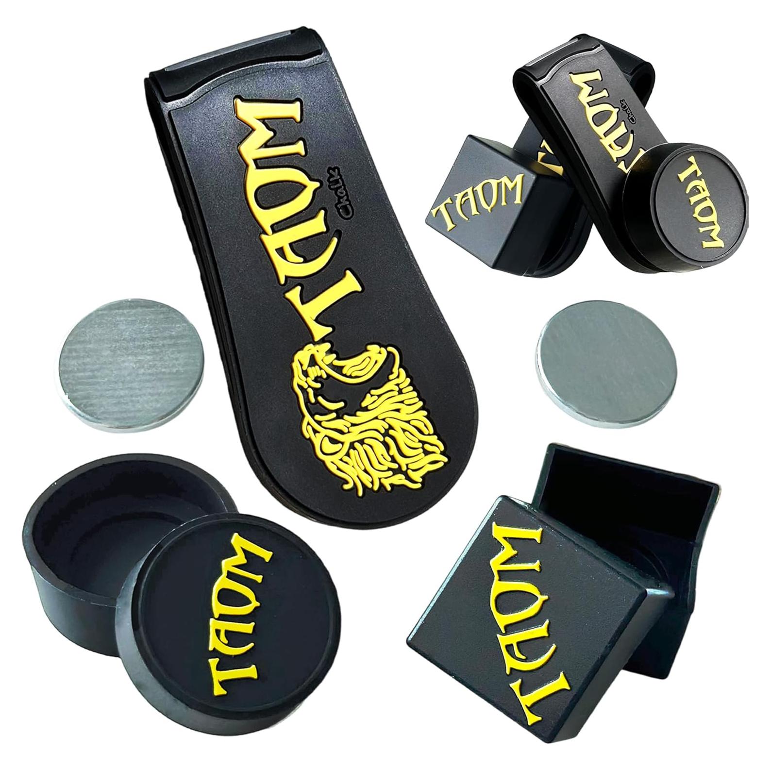 Soporte Magnético para Tiza de Billar Tai Ba Cues - Clip y 2 Soportes