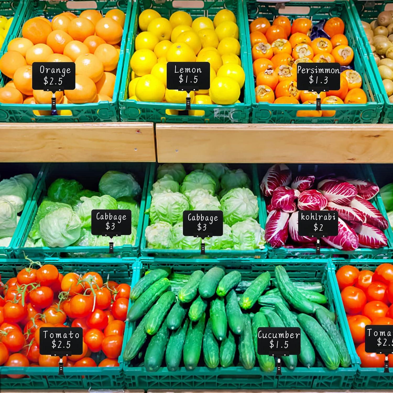 Paquete de 8 Clips Giratorios para Carteles Leezead 16.5x12cm