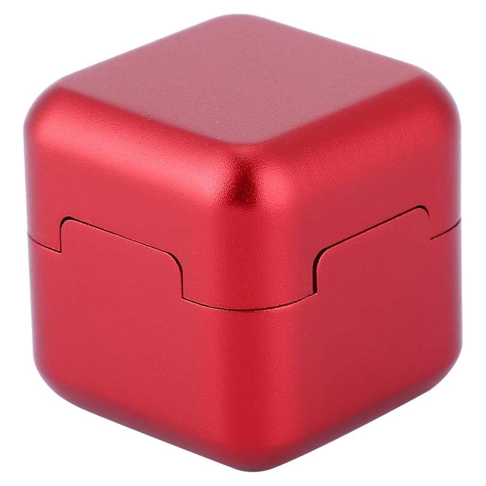 Soporte de Tiza para Billar KooingTech con Tapa Magnética Rojo